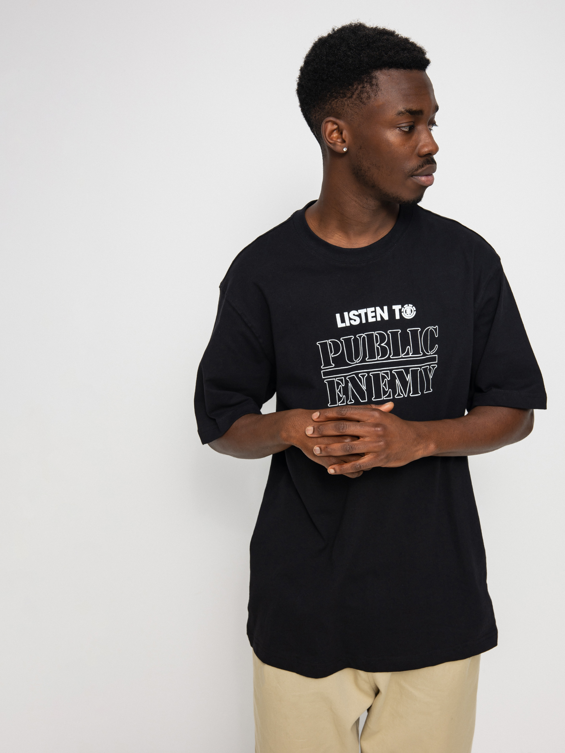 T-shirt Element Pexe Listen To (flint black)
