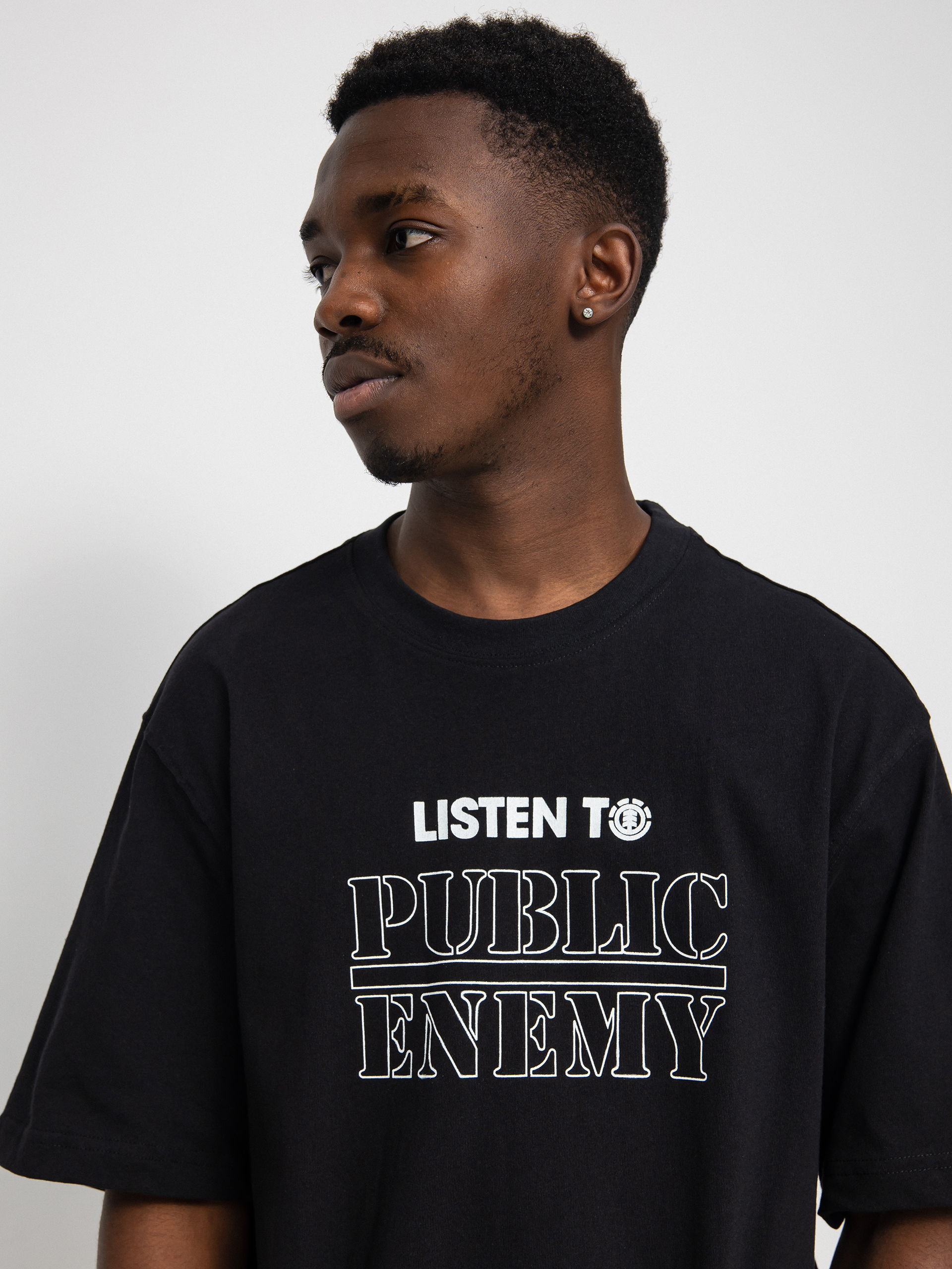 T-shirt Element Pexe Listen To (flint black)