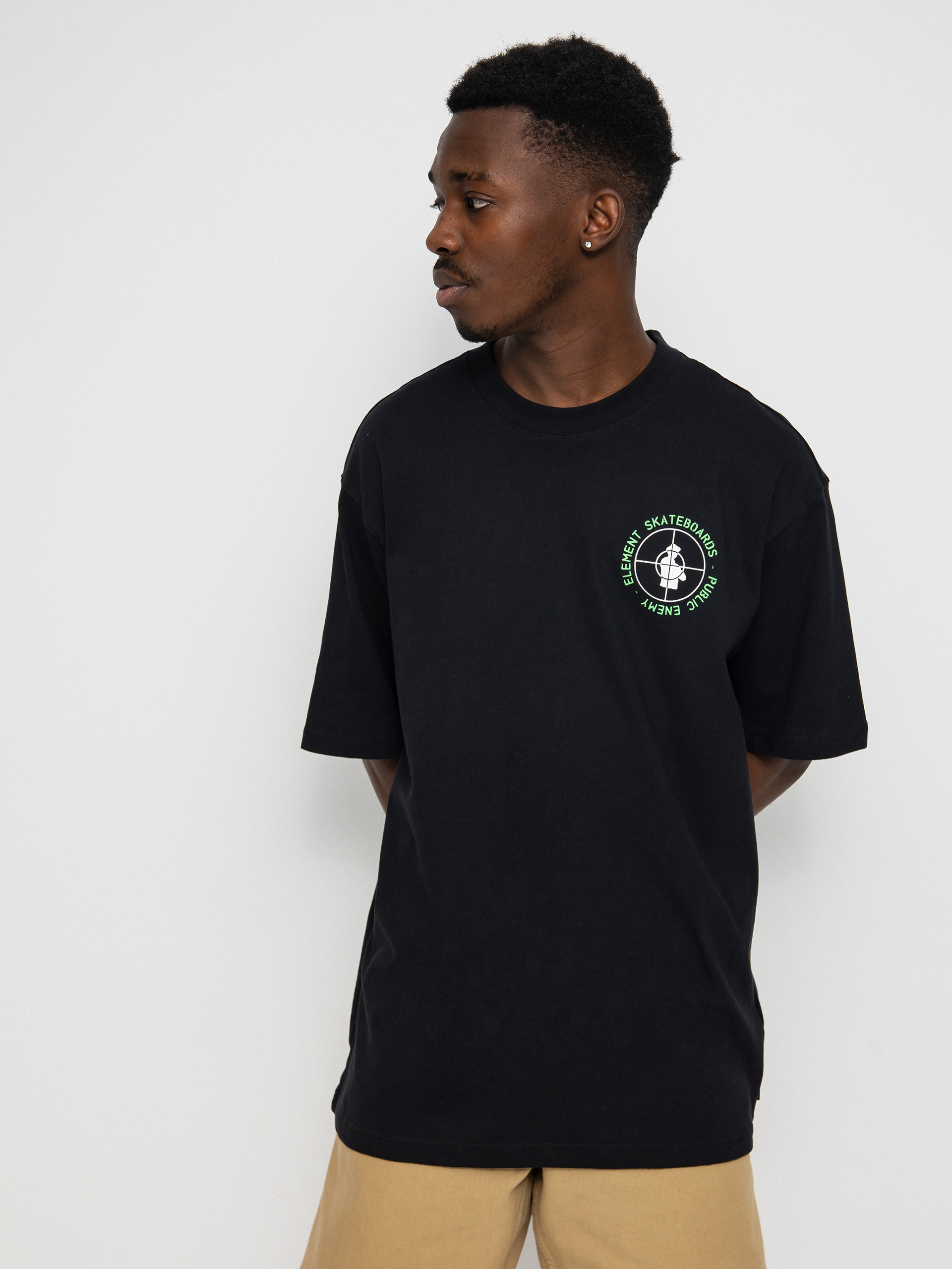 T-shirt Element Pexe Logo (flint black)