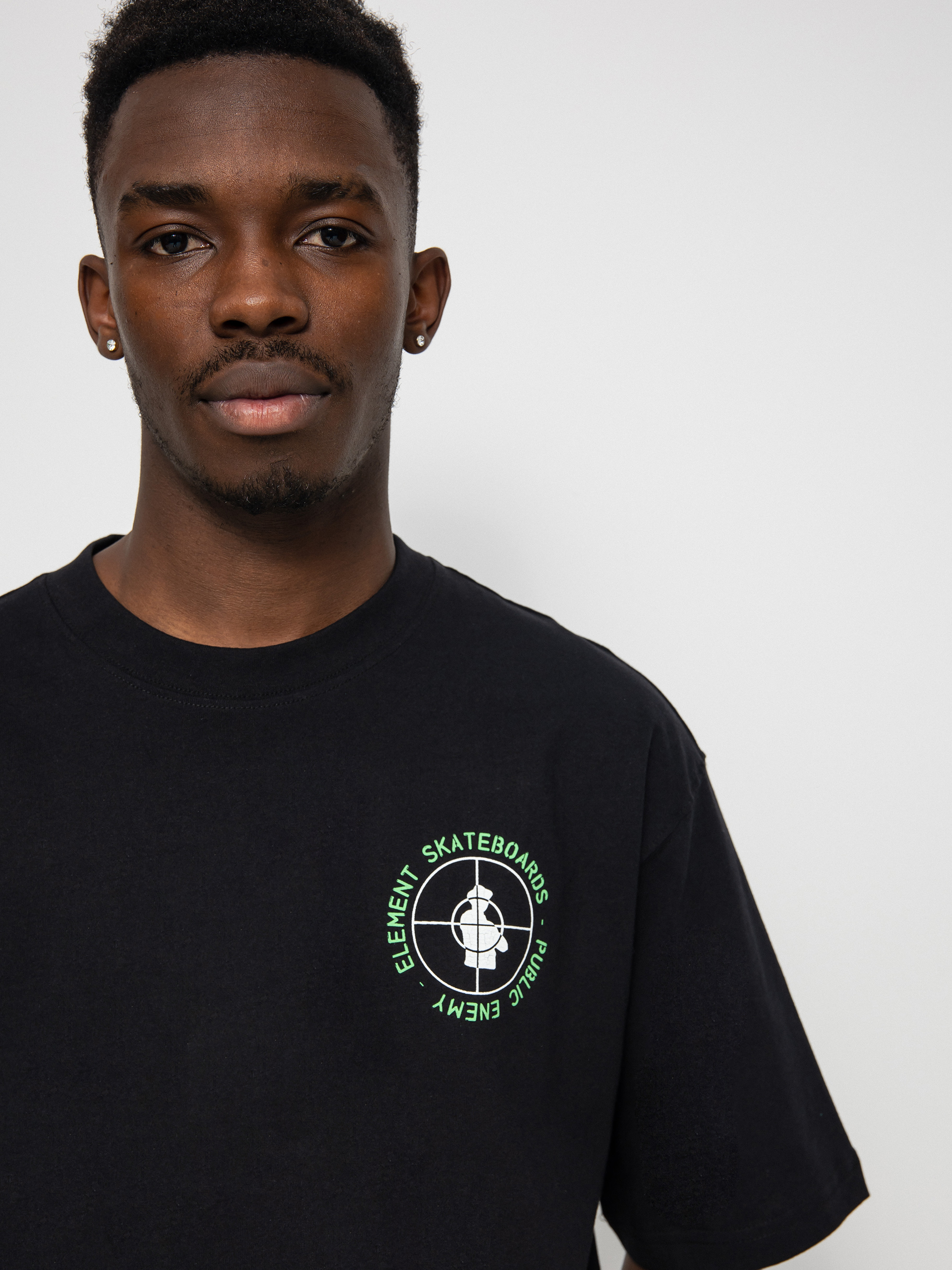 T-shirt Element Pexe Logo (flint black)