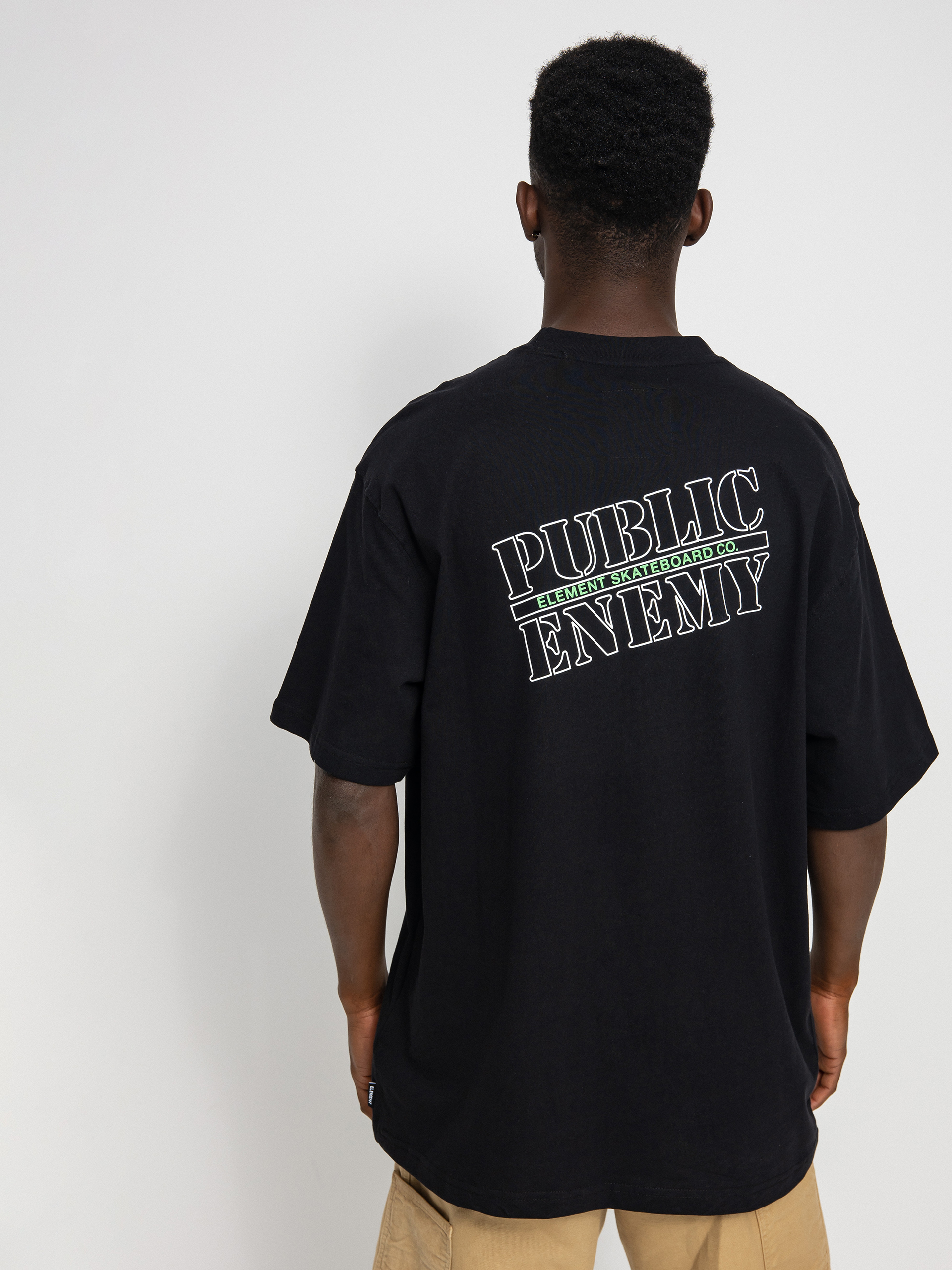 T-shirt Element Pexe Logo (flint black)