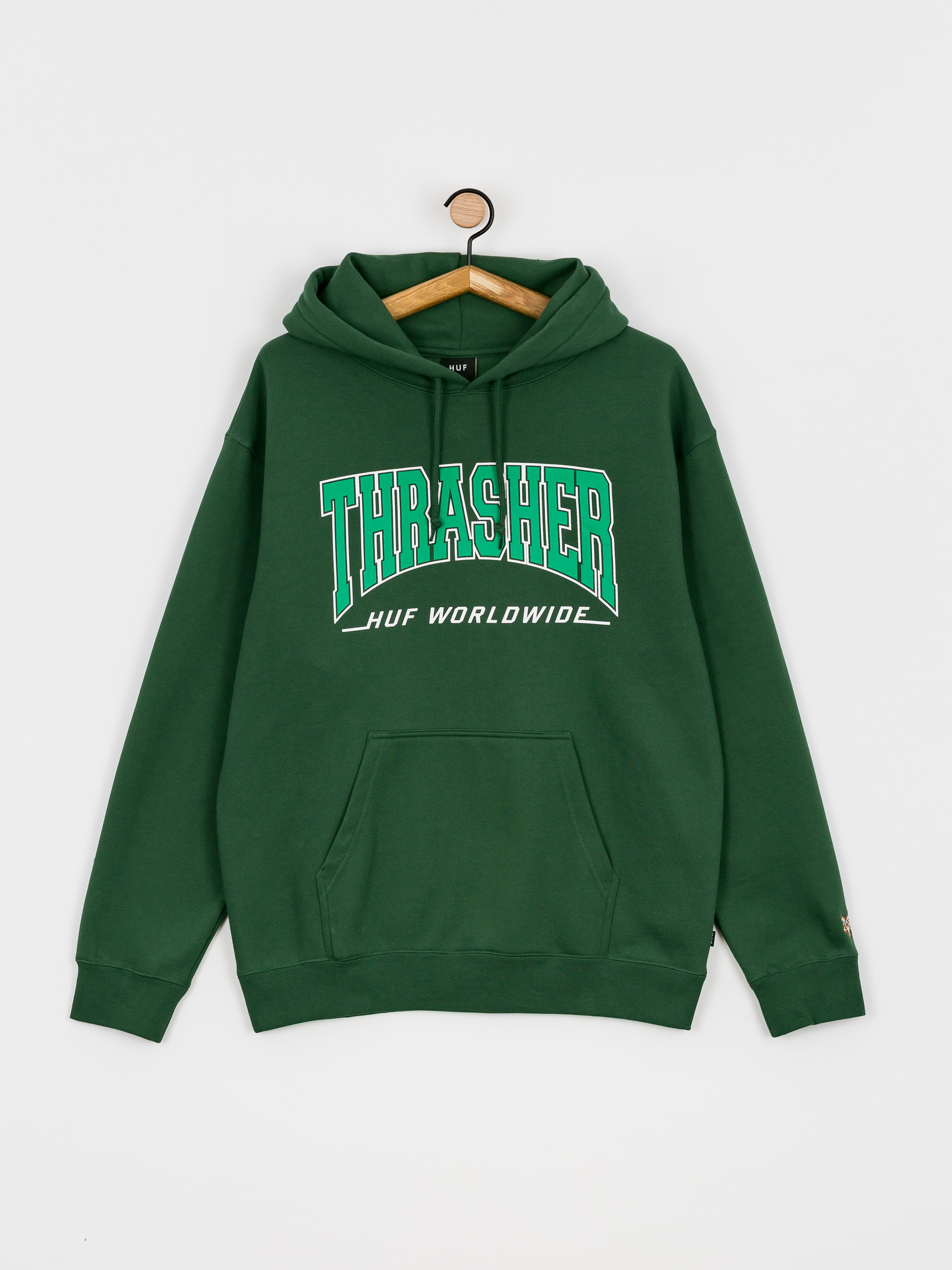 Bluza z kapturem HUF X Thrasher Bayview HD (forest green)