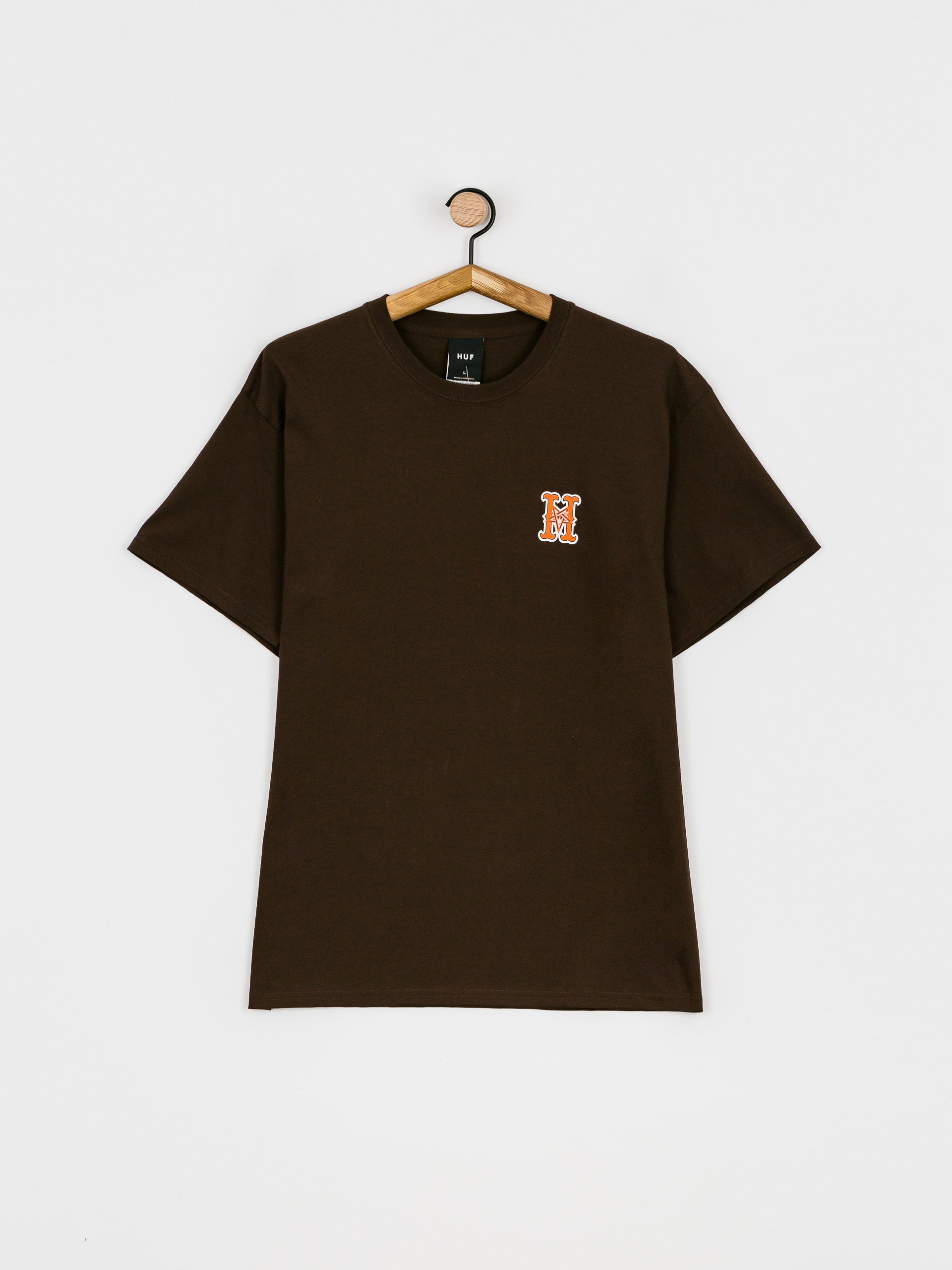 T-shirt HUF X Thrasher High Point (chocolate)