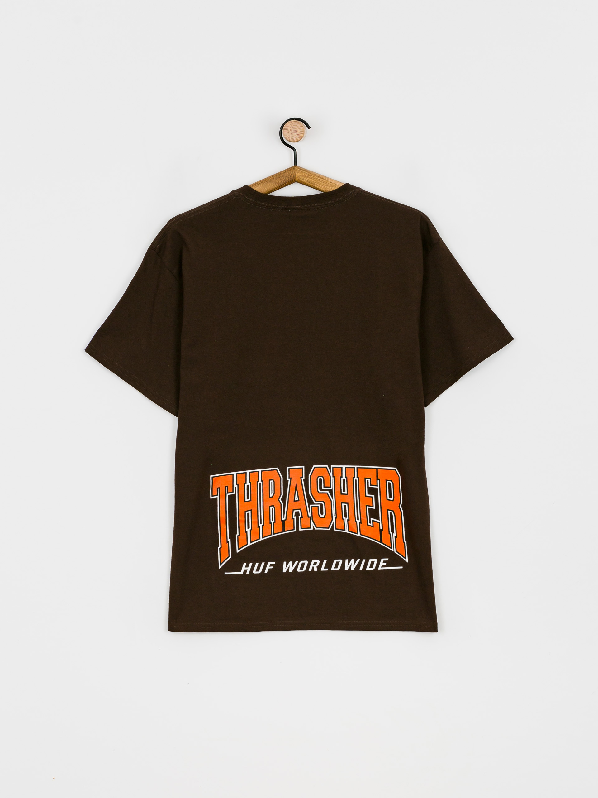 T-shirt HUF X Thrasher High Point (chocolate)