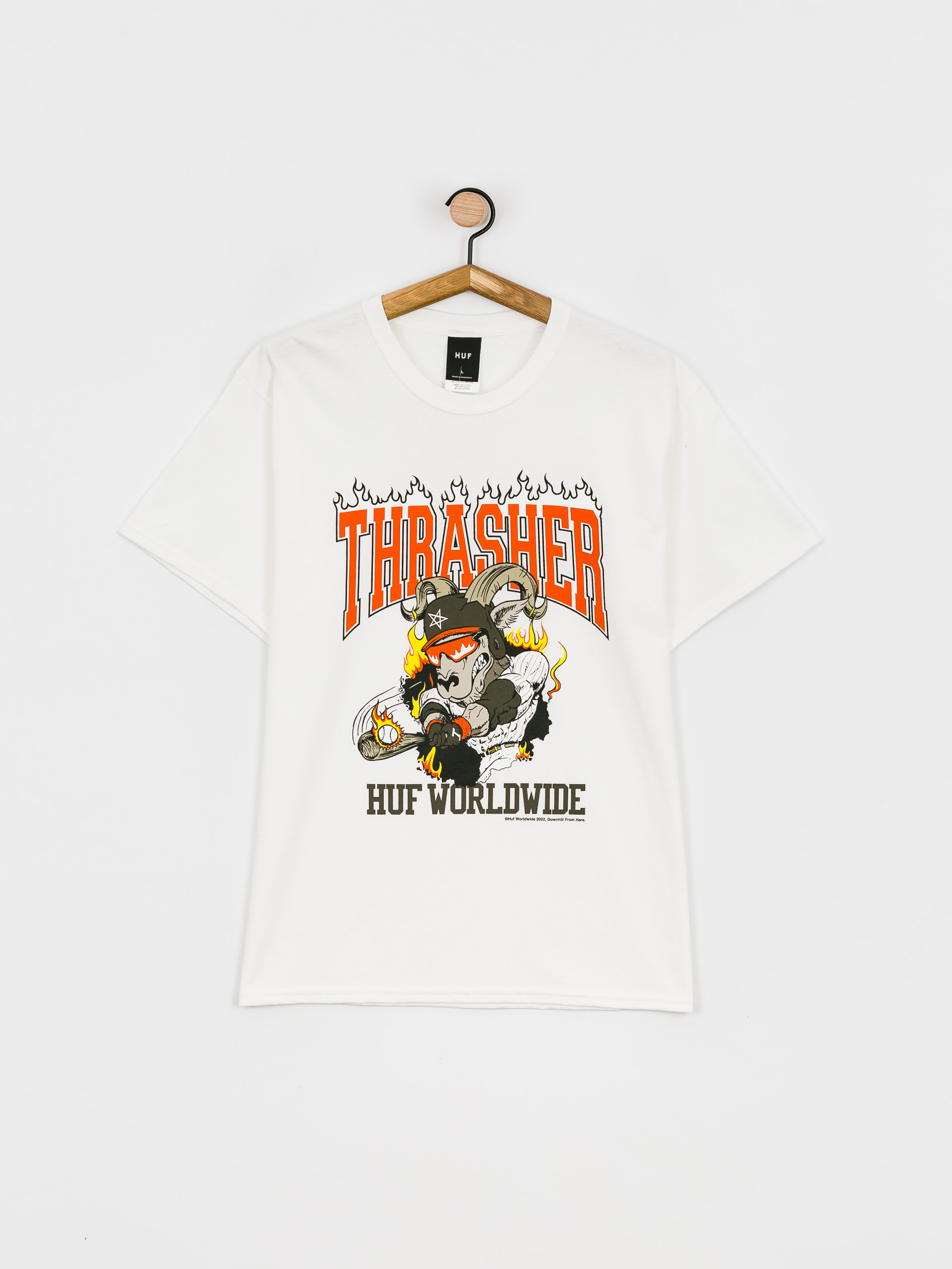 T-shirt HUF X Thrasher Rincon (white)