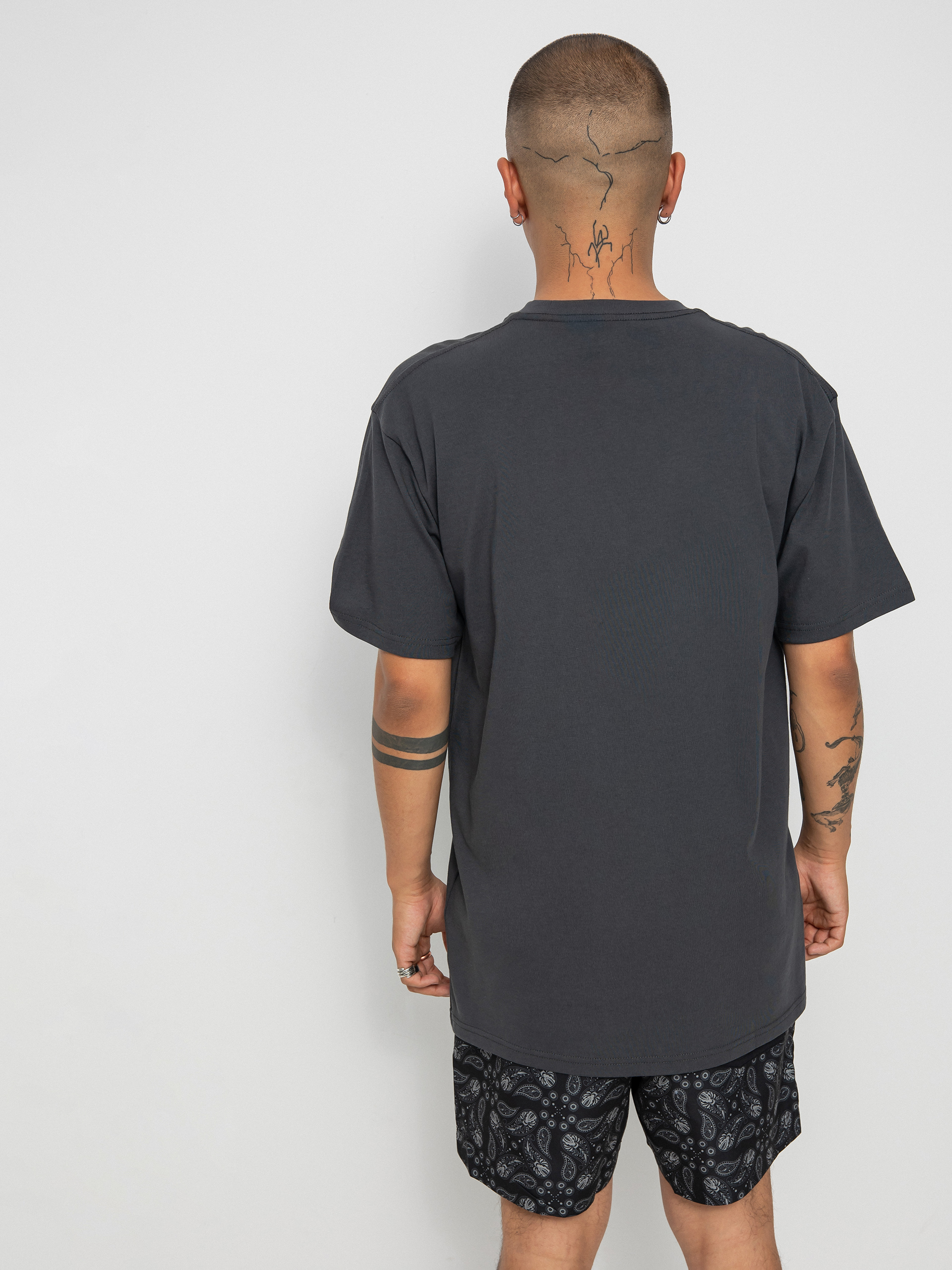 T-shirt Vans Woven Patch Pocket M (asphalt)