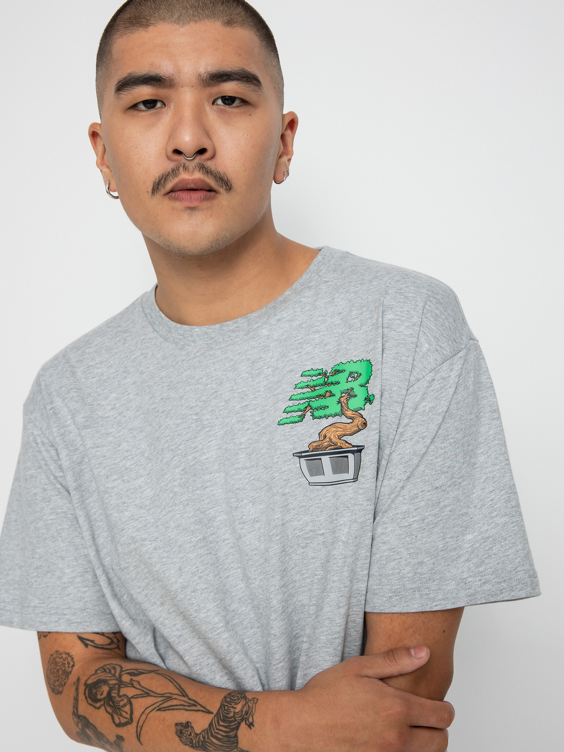 T-shirt New Balance Essentials Roots Graphic (grey)