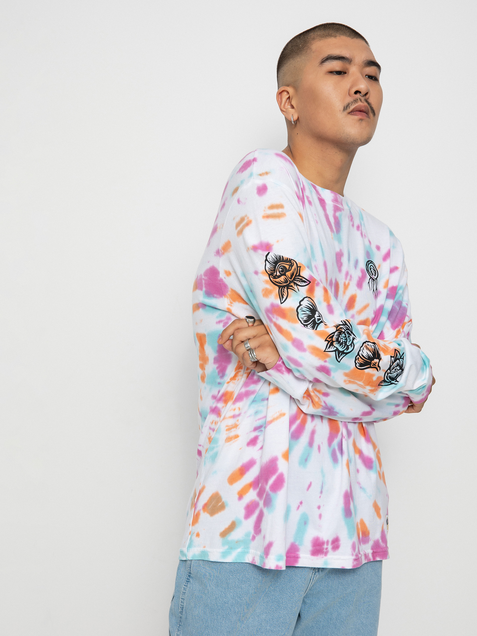 Longsleeve Element Bloom (festivalfuchsia)