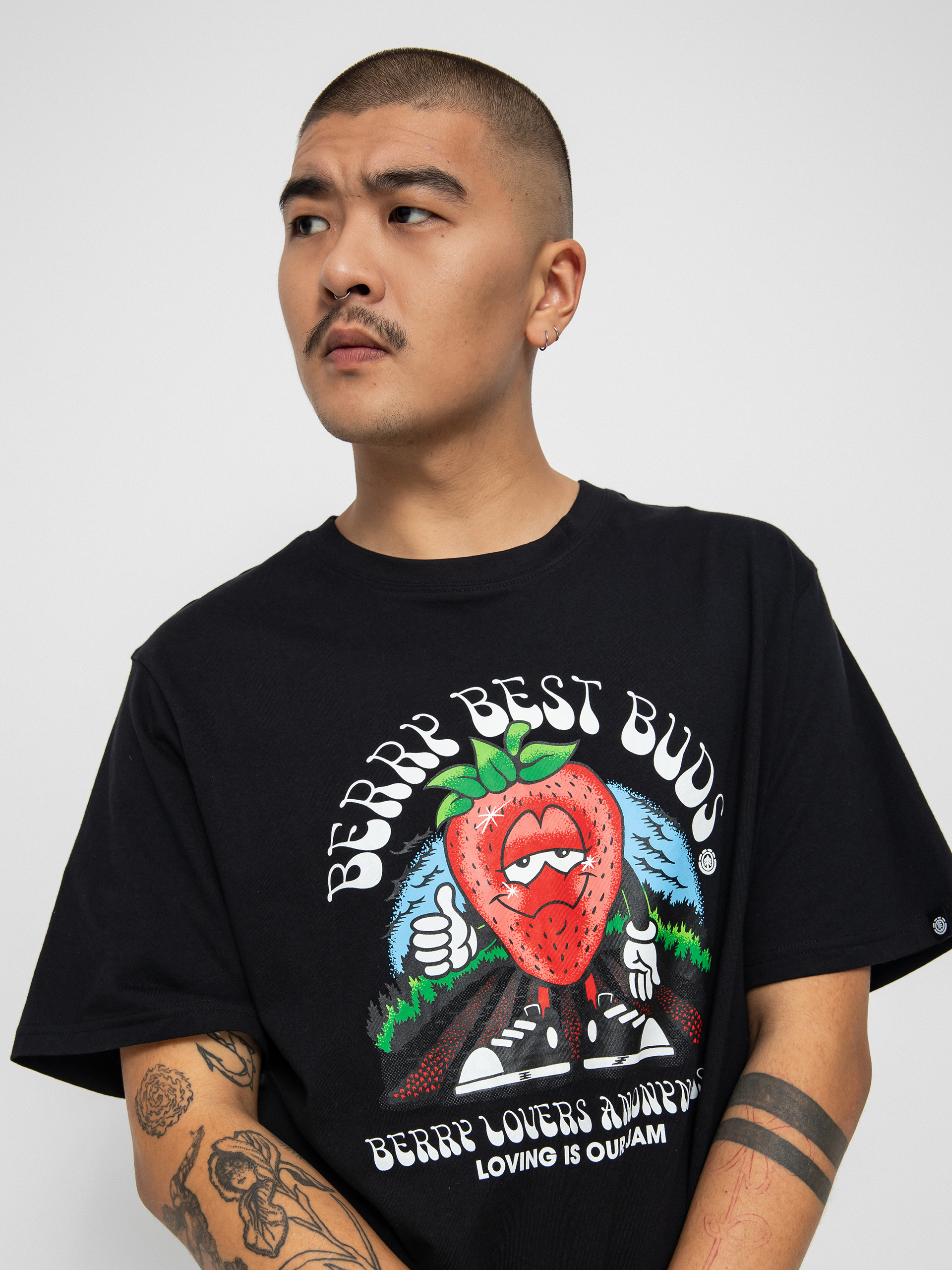 T-shirt Element Lovers Anonymous (flint black)