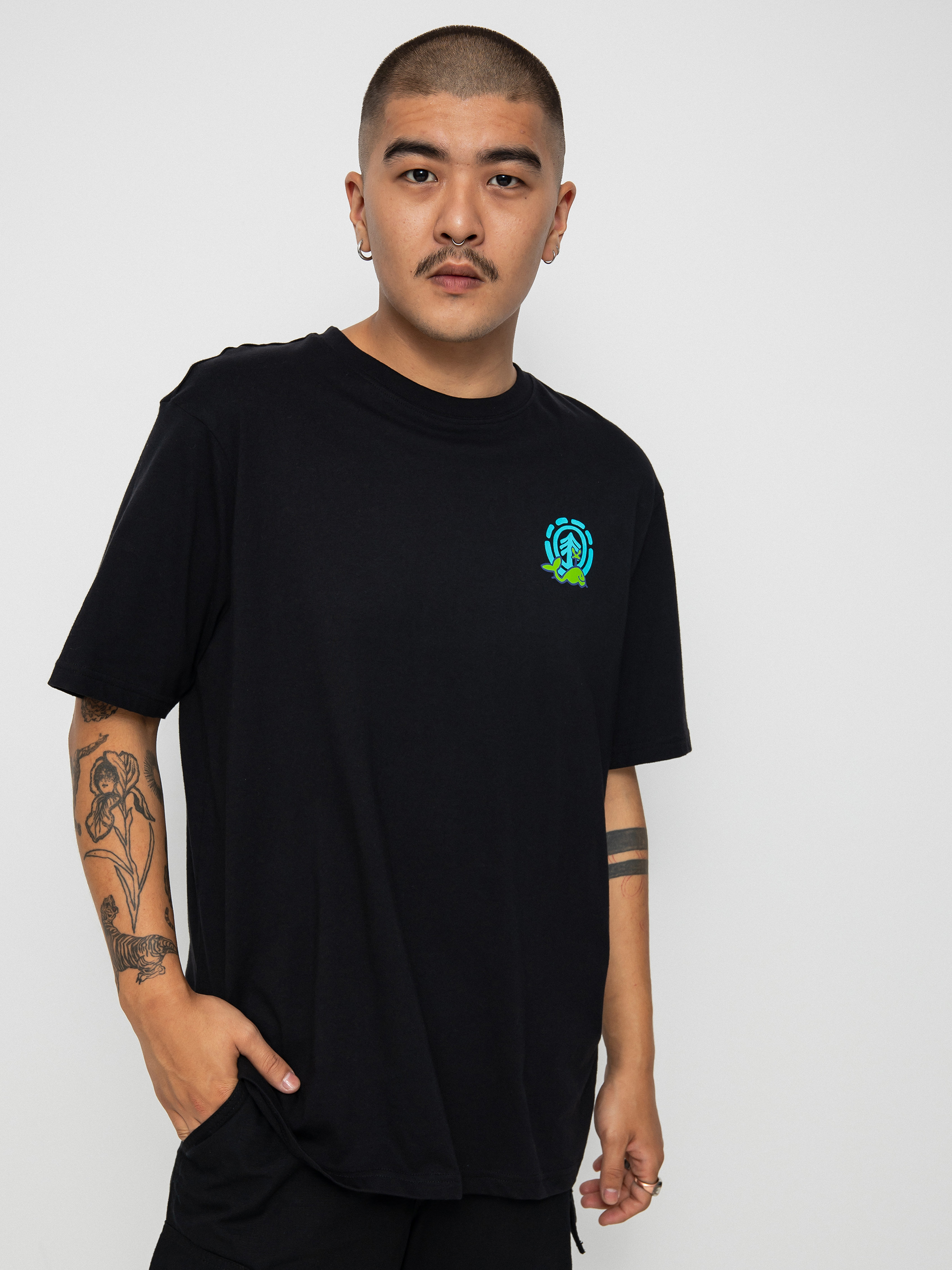 T-shirt Element Renard (flint black)