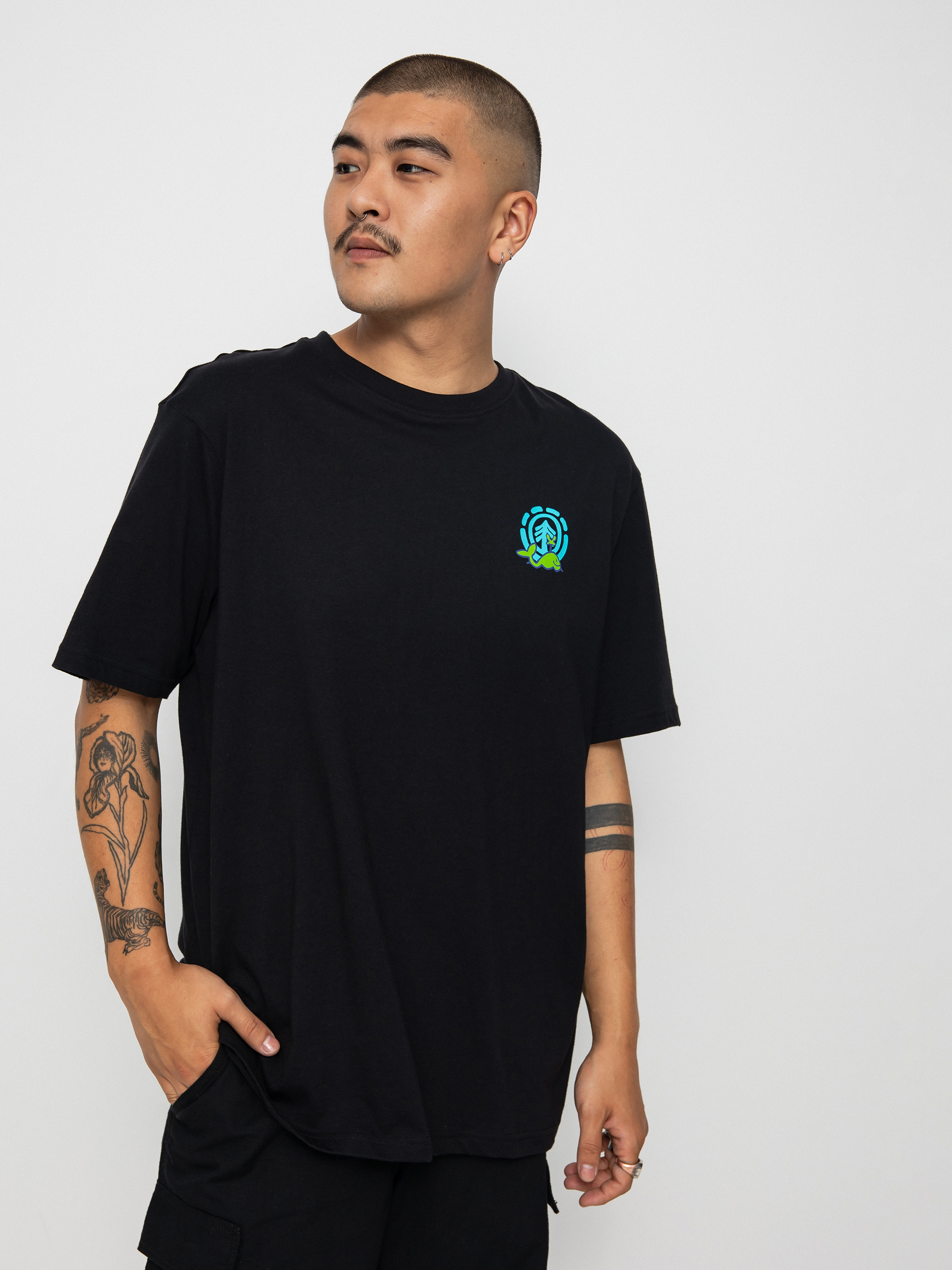 T-shirt Element Renard (flint black)