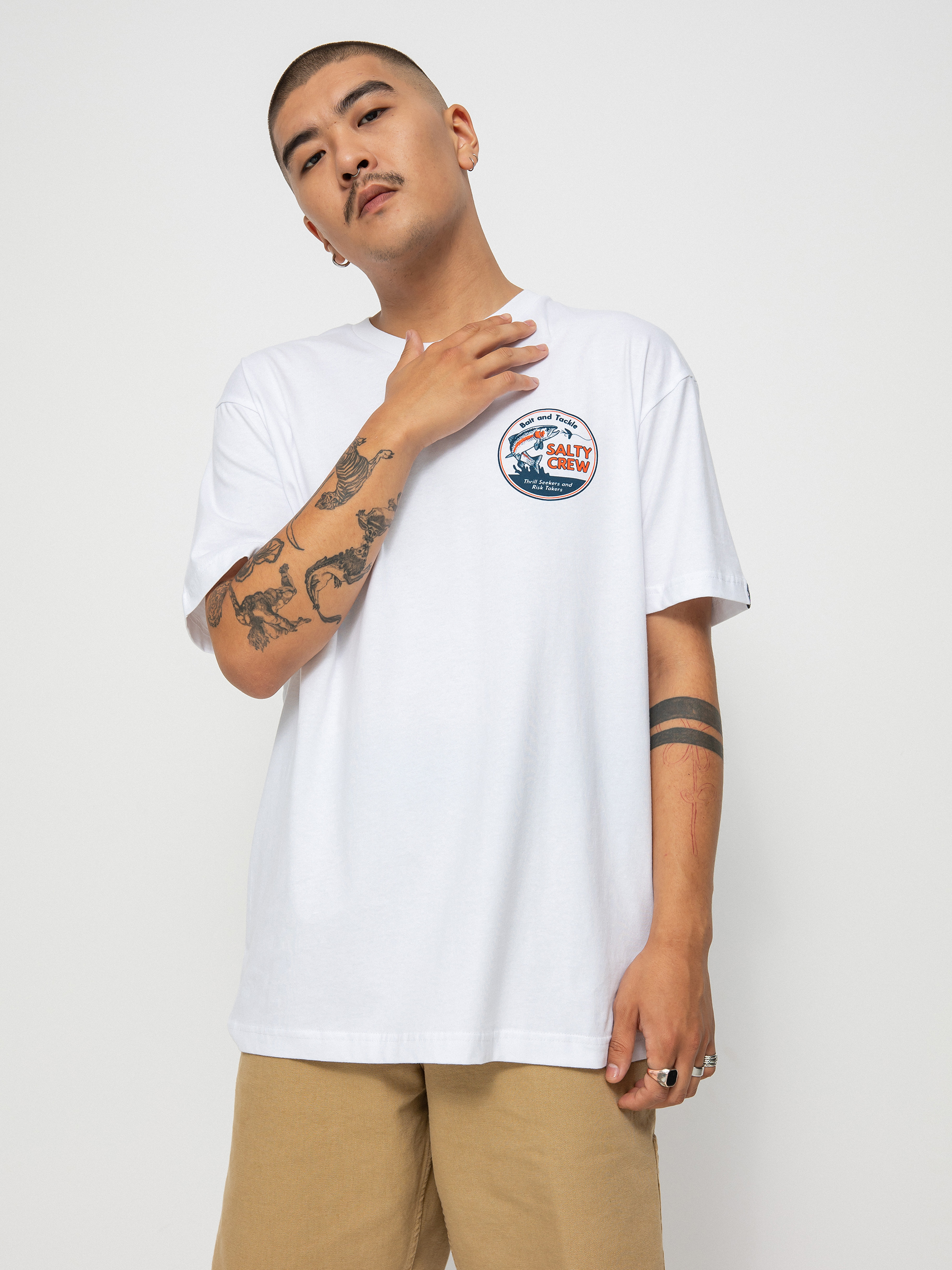 T-shirt Salty Crew Fly Guy Premium (white)