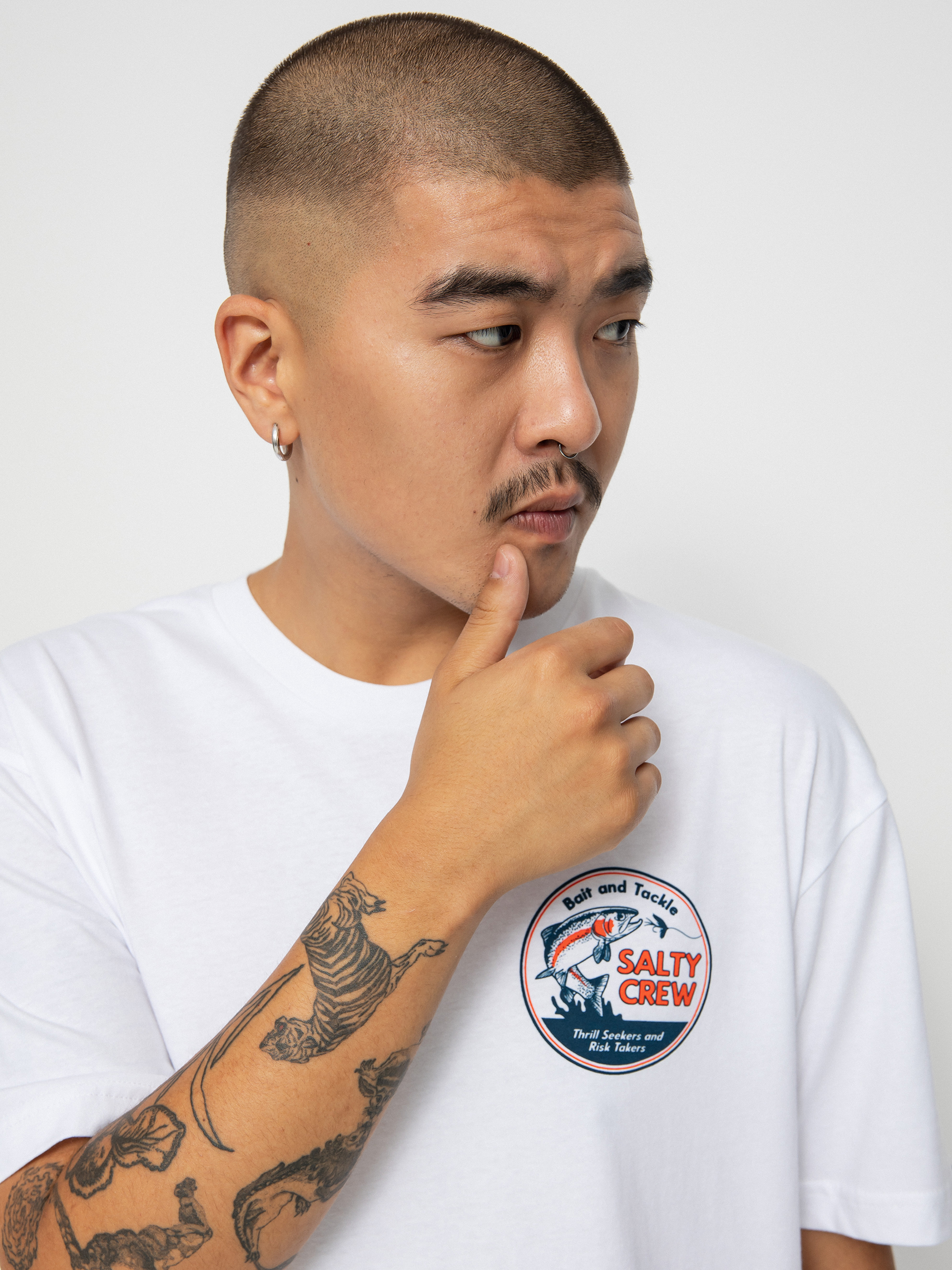 T-shirt Salty Crew Fly Guy Premium (white)