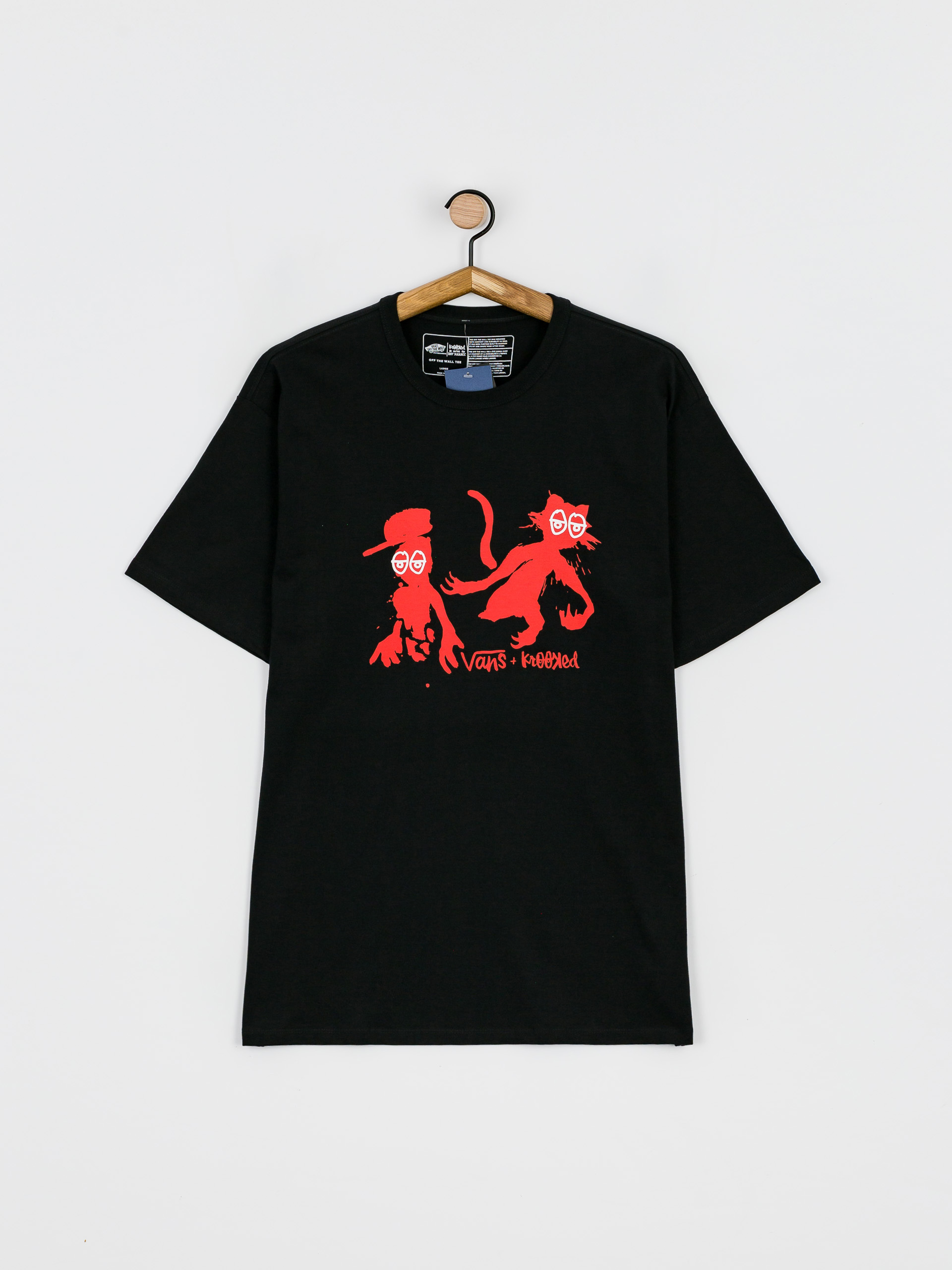 T-shirt Vans X KROOKED By Natas For Ray Otw (black)