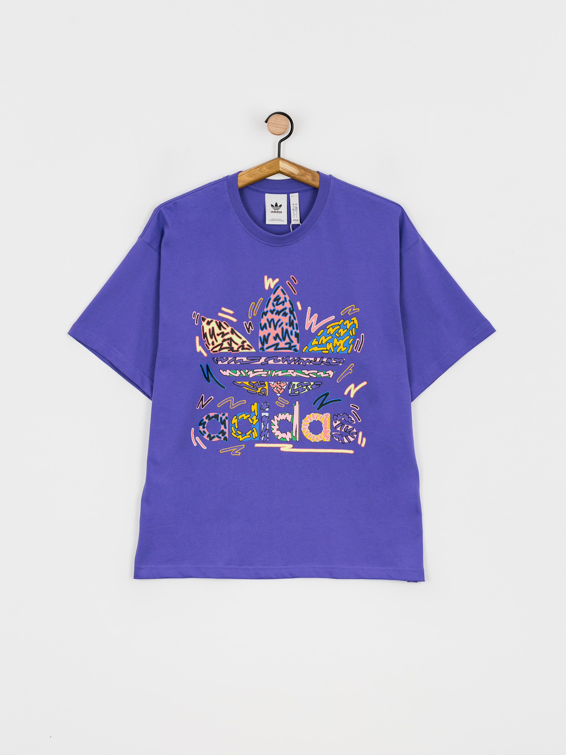 T-shirt adidas Originals Loveuni Tref (purple/multco)