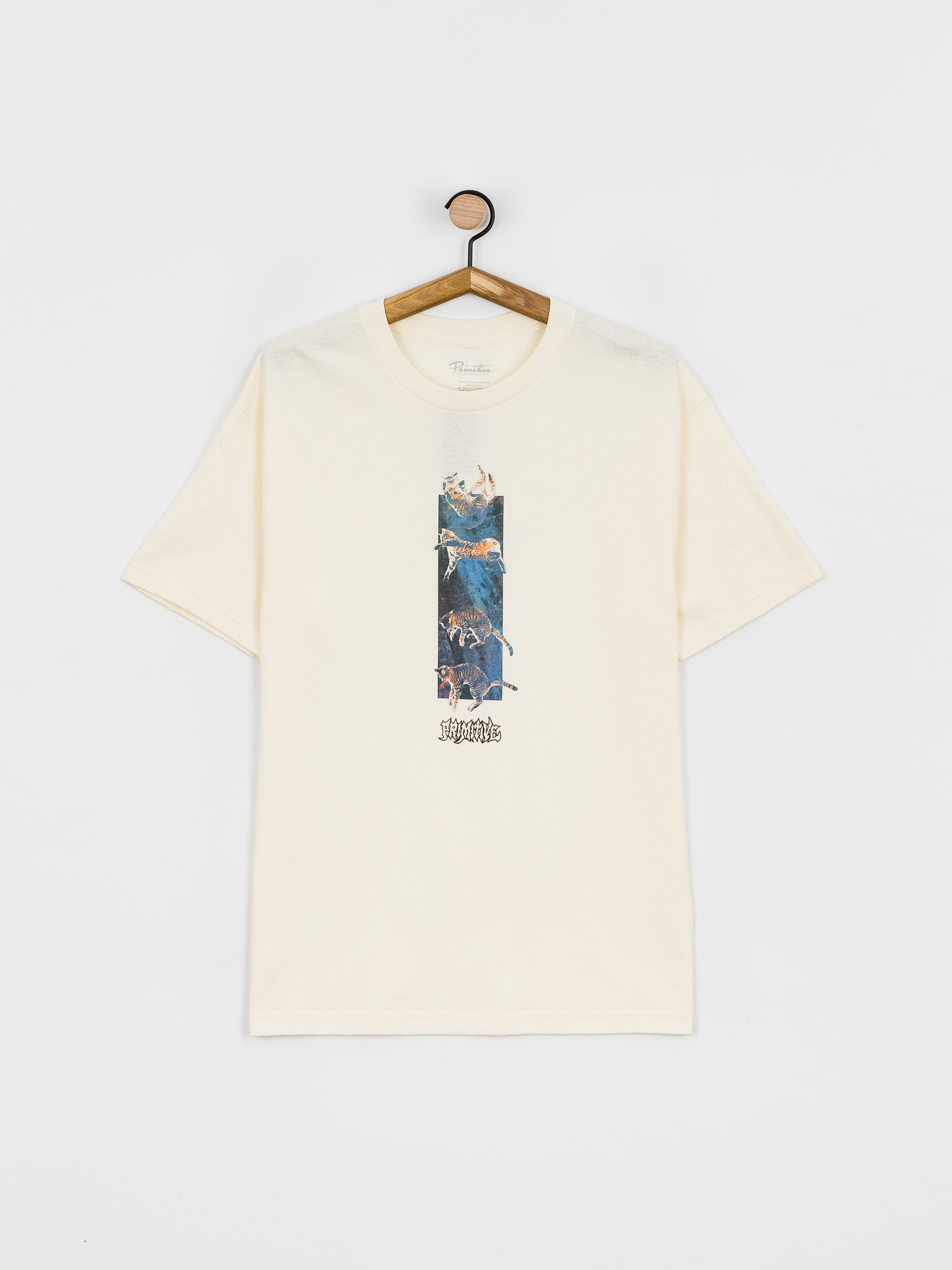 T-shirt Primitive Nine Lives (cream)