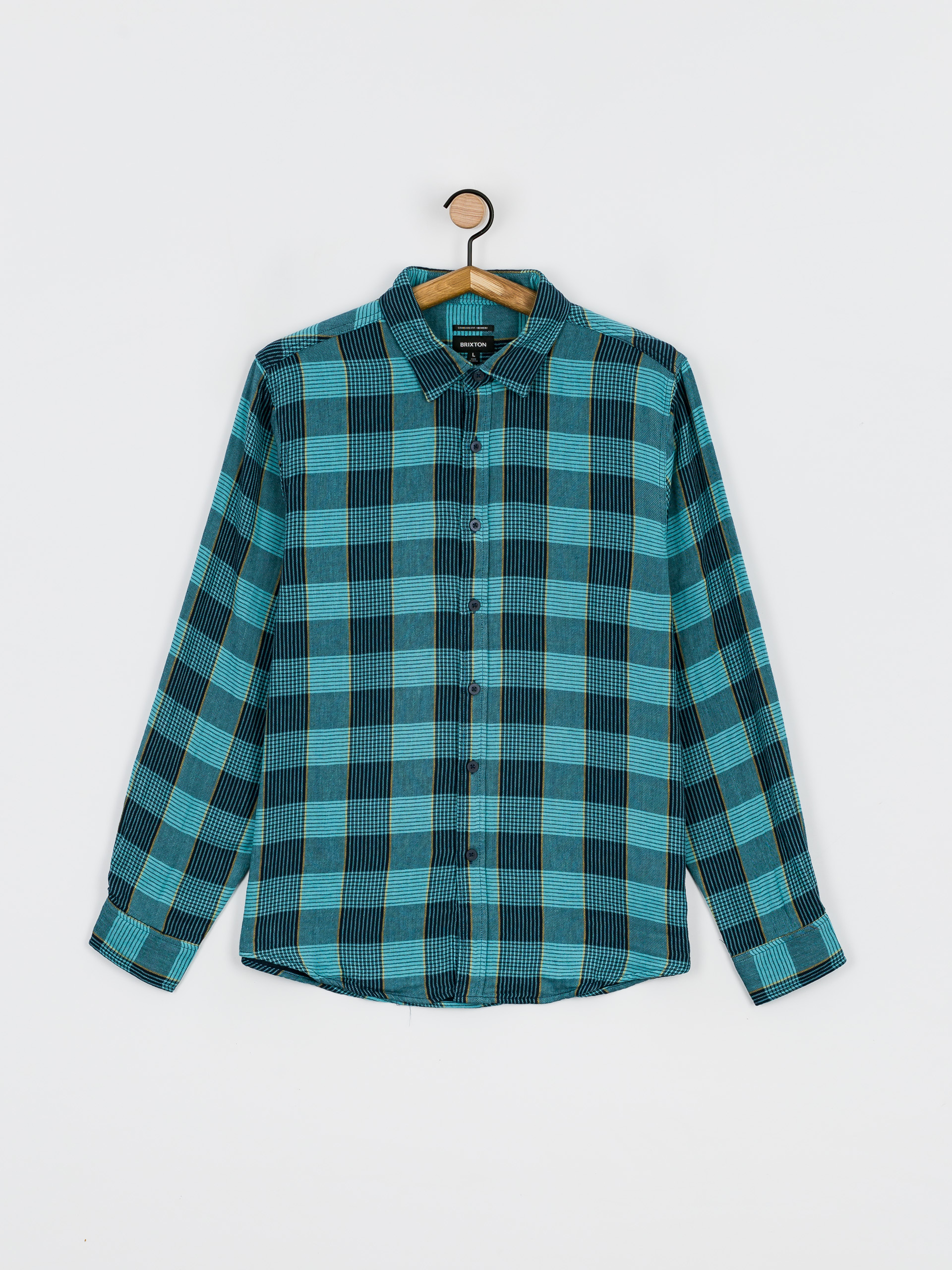 Koszula Brixton Bowery Sw Np Ls (teal)