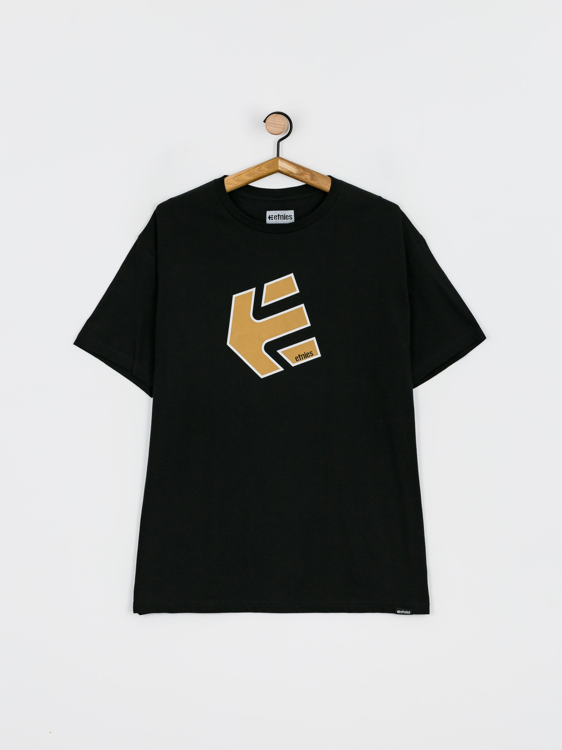 T-shirt Etnies Crank Ss Tee (black/brown)