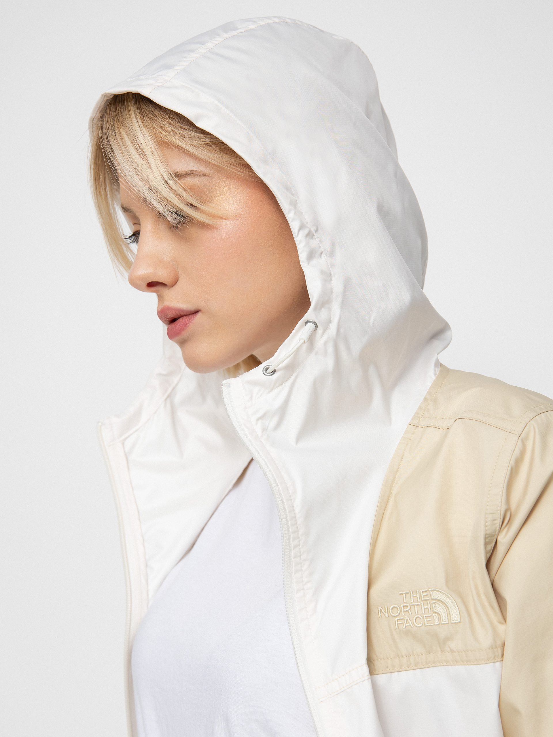 Kurtka The North Face Cyclone Wmn (gardenia white/gravel)