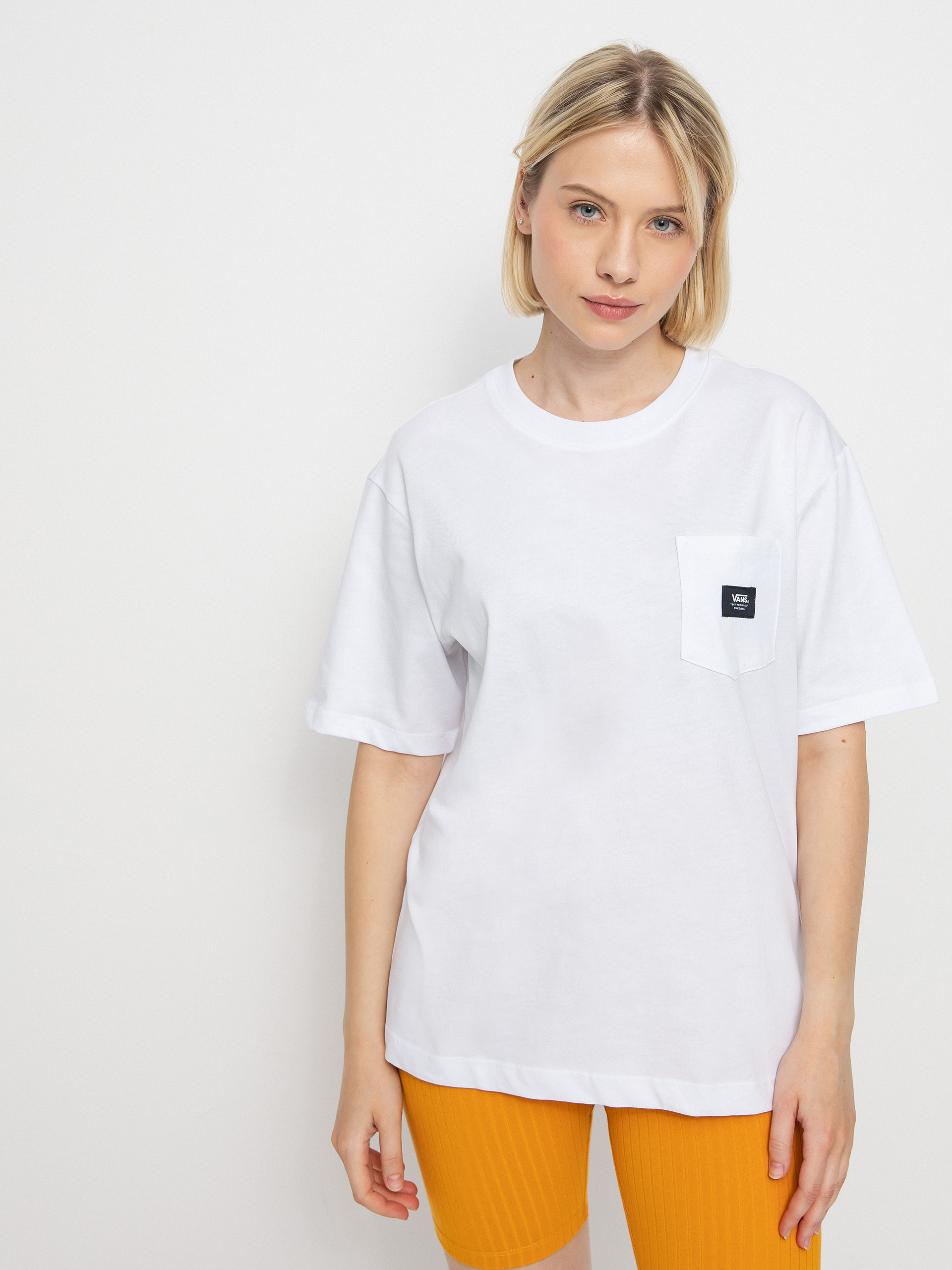 T-shirt Vans Patched Up Pocket Wmn (white)