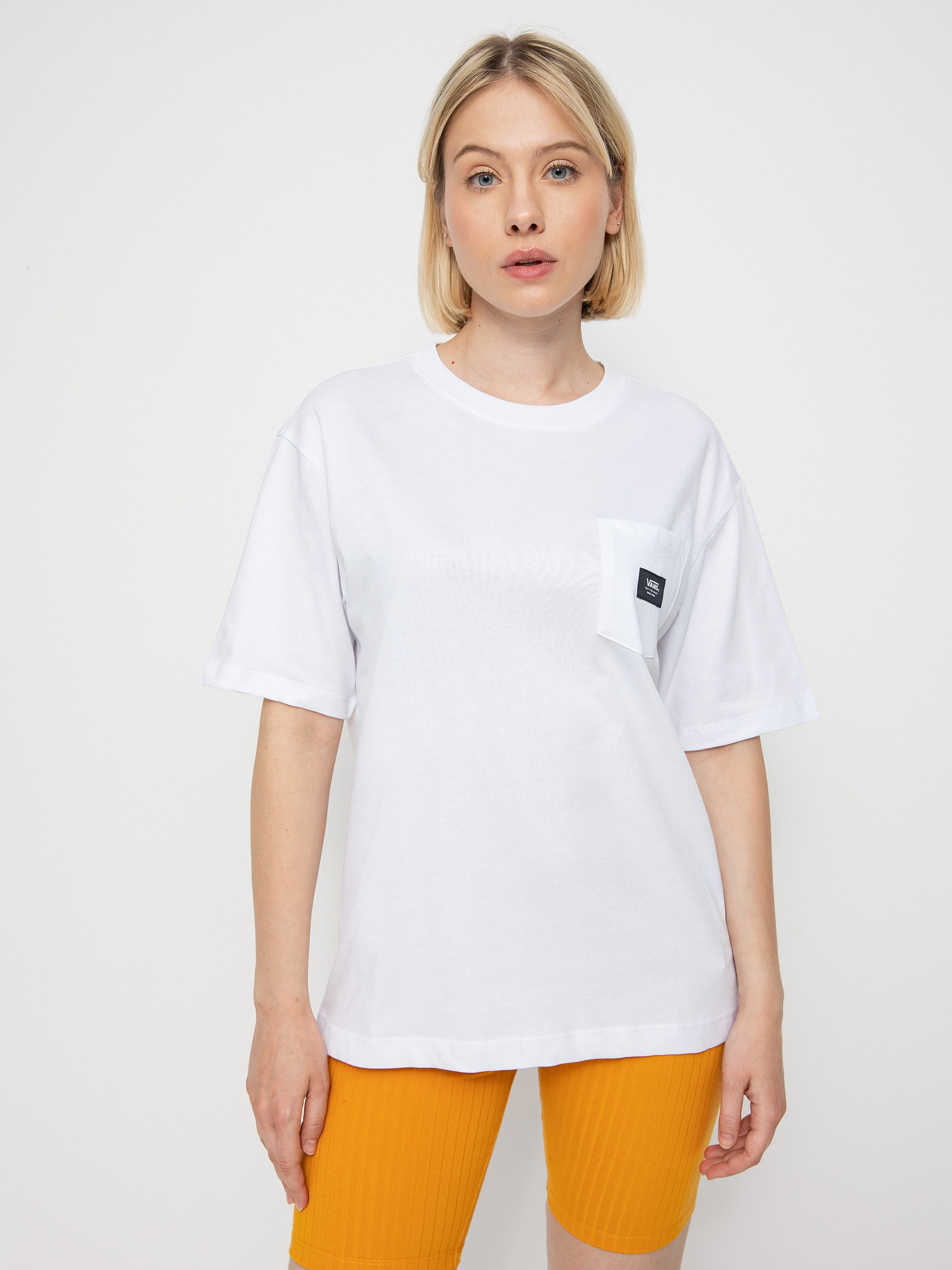 T-shirt Vans Patched Up Pocket Wmn (white)