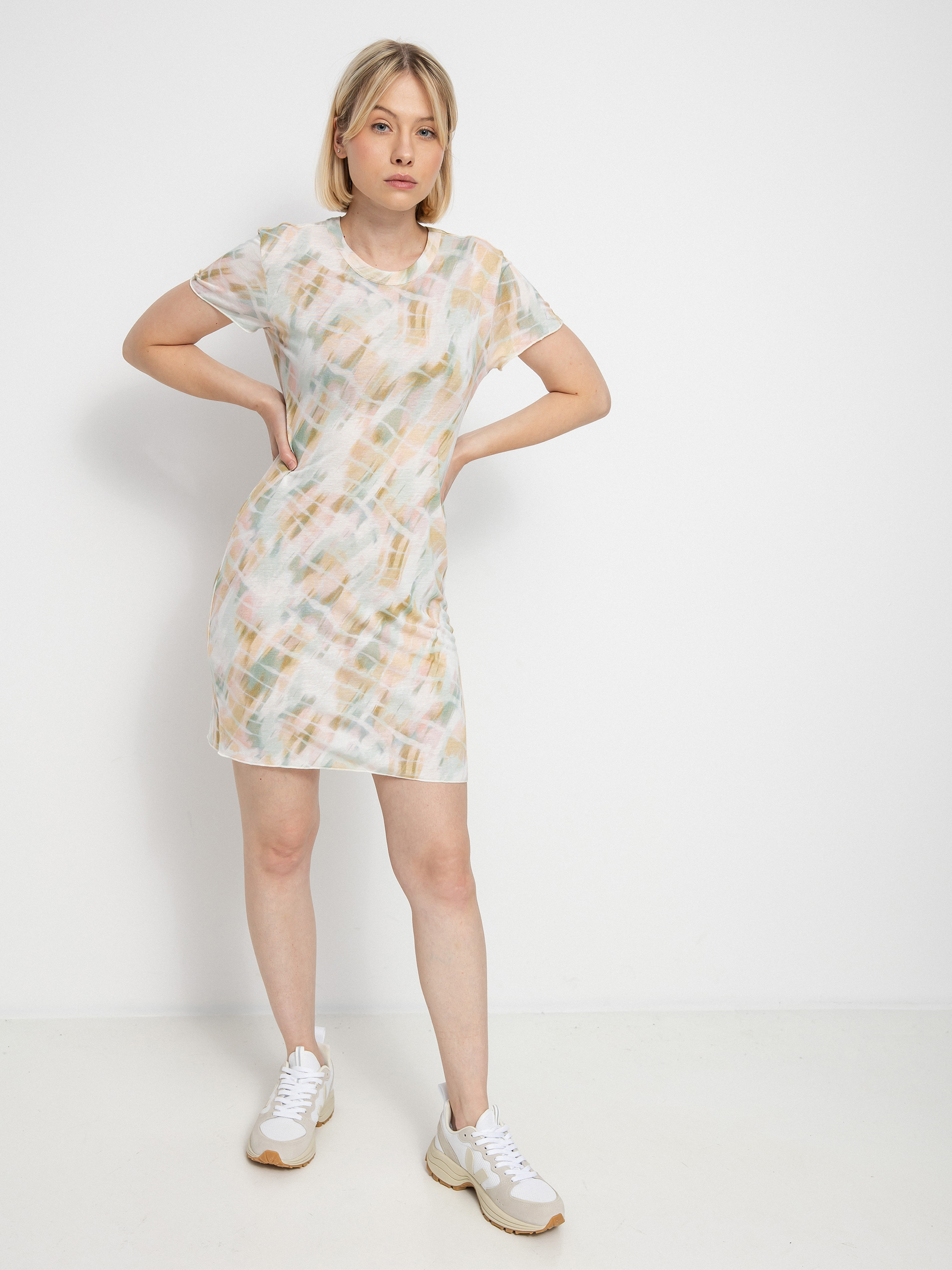Sukienka RVCA Linen Rover Wmn (whisper white)