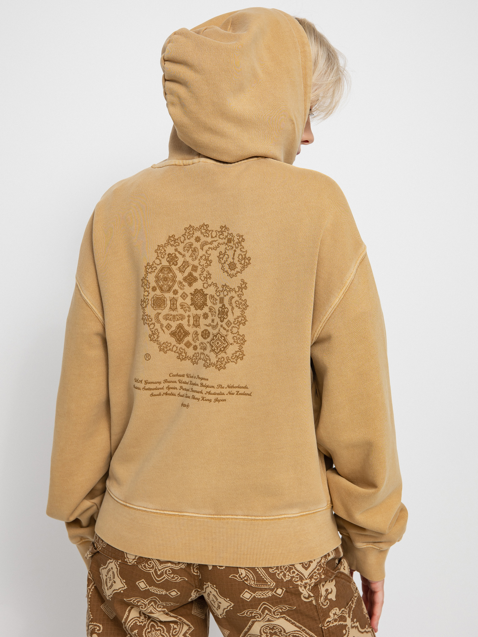 Bluza z kapturem Carhartt WIP Verse C HD Wmn (dusty h brown)