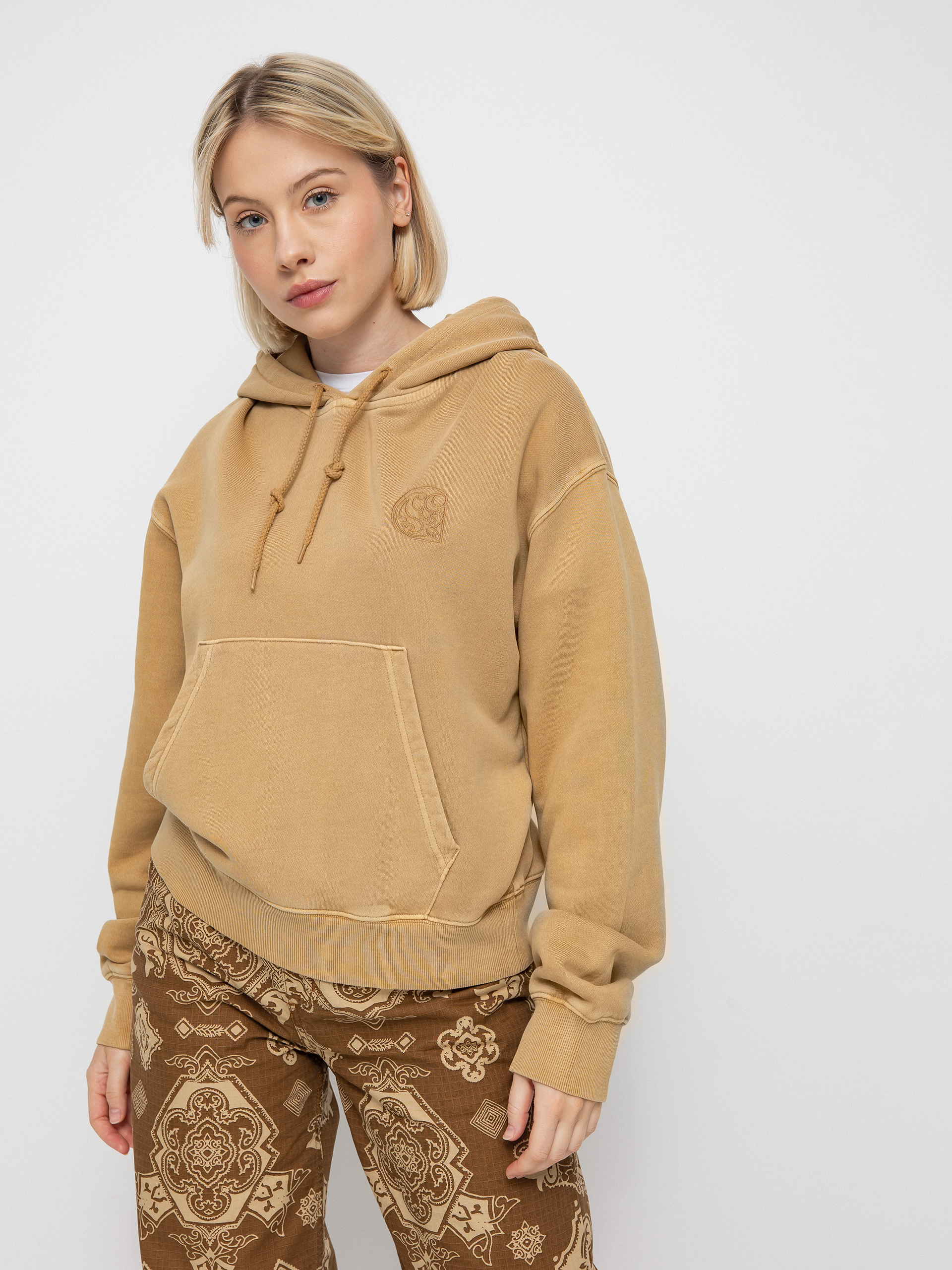 Bluza z kapturem Carhartt WIP Verse C HD Wmn (dusty h brown)