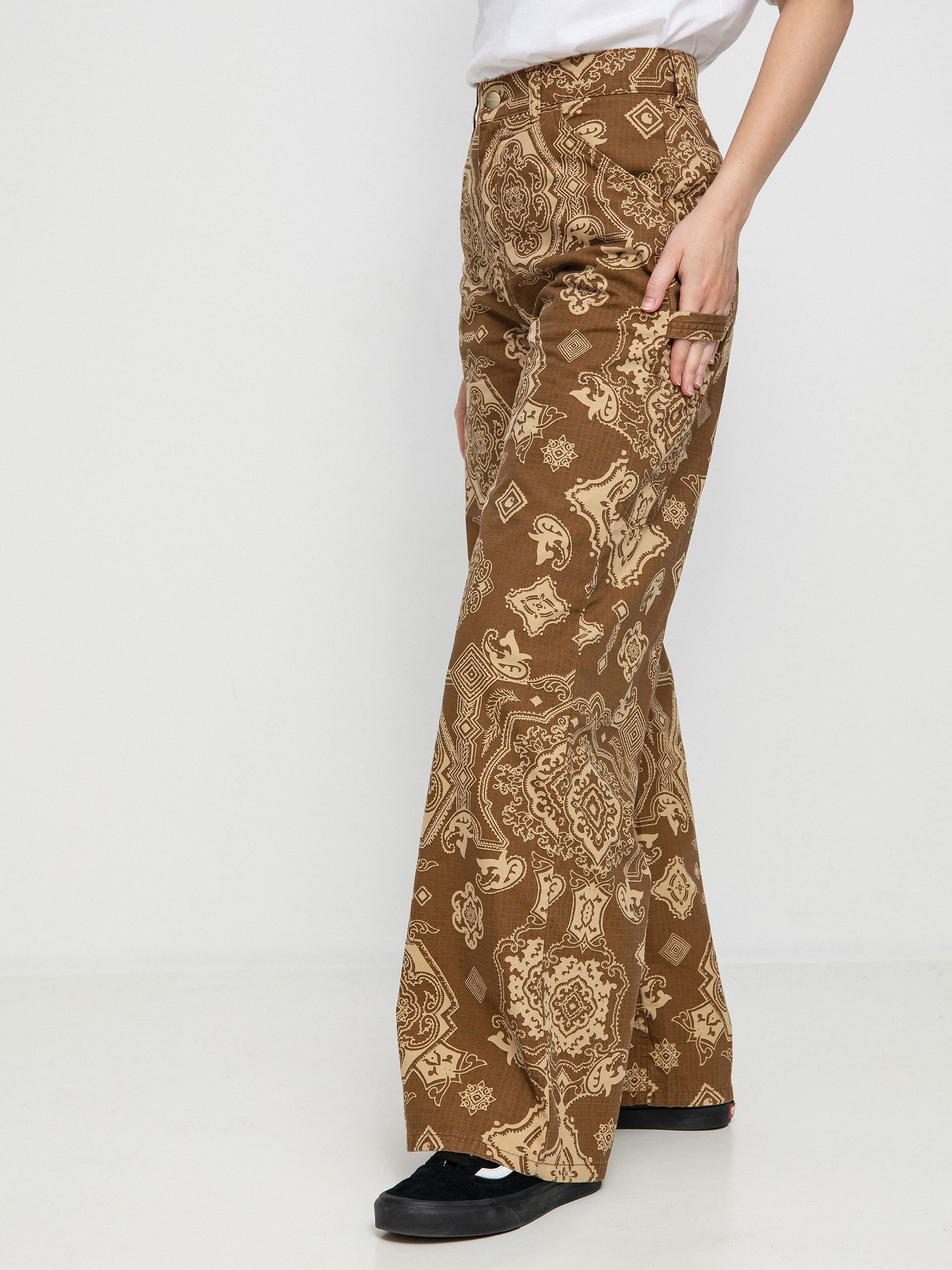 Spodnie Carhartt WIP Jens Wmn (verse print/hamilton brown)