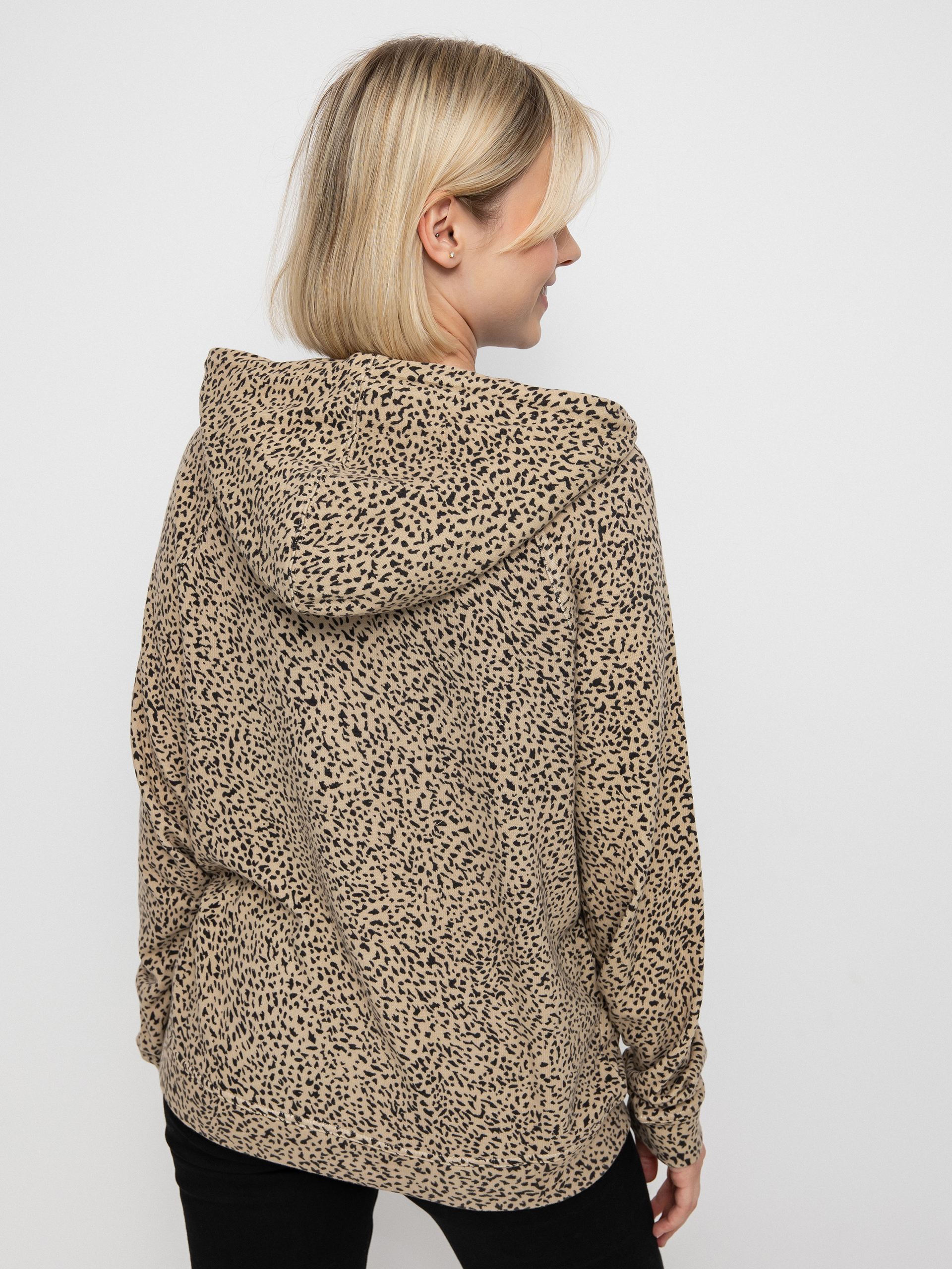 Bluza z kapturem Volcom Lil HD Wmn (animal print)