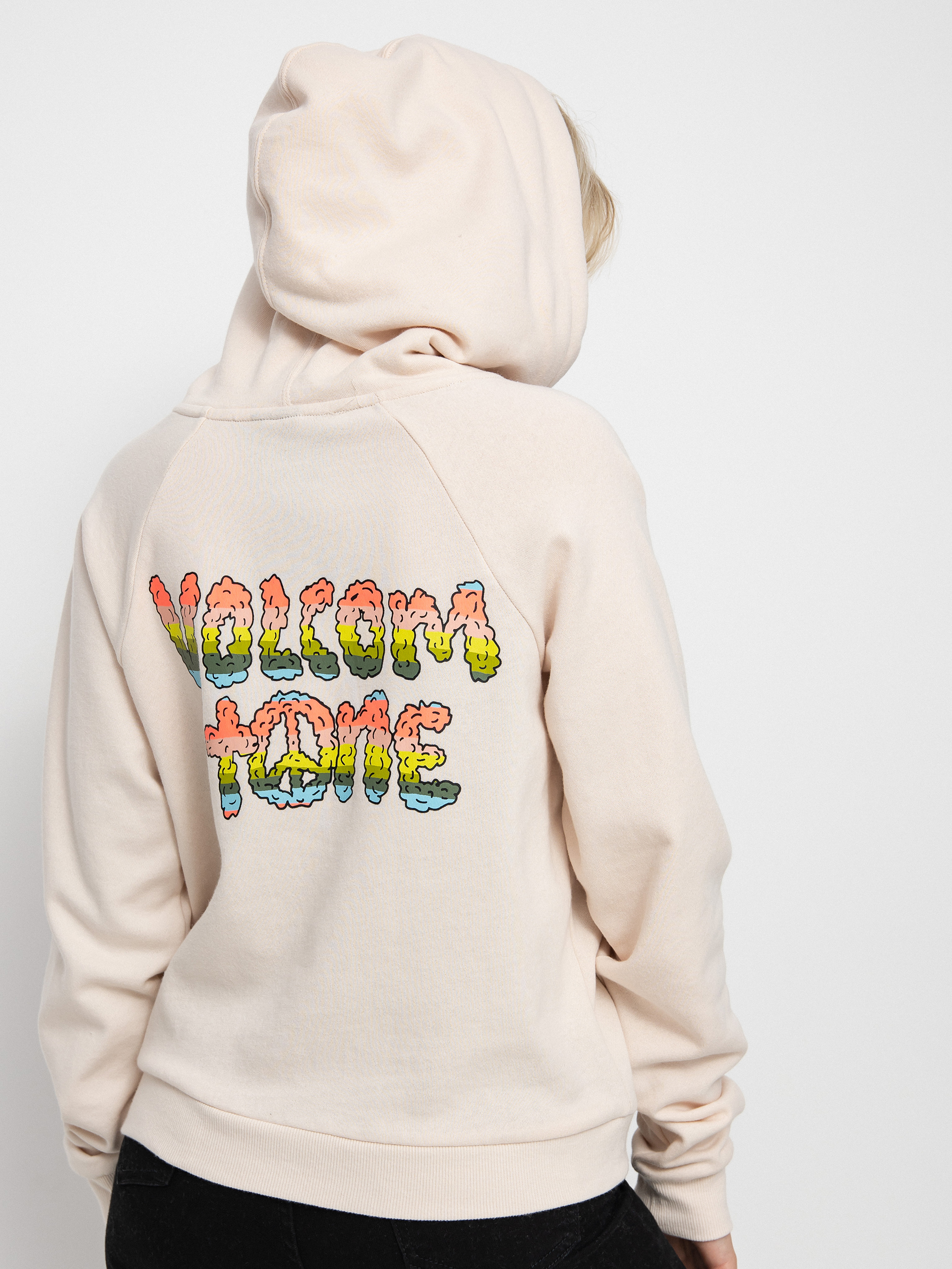 Bluza z kapturem Volcom Truly Stokin HD Wmn (sand brown)