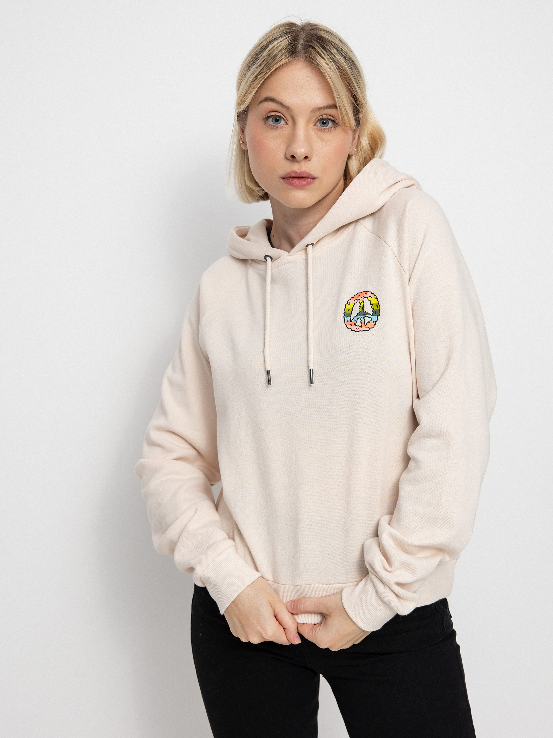 Bluza z kapturem Volcom Truly Stokin HD Wmn (sand brown)