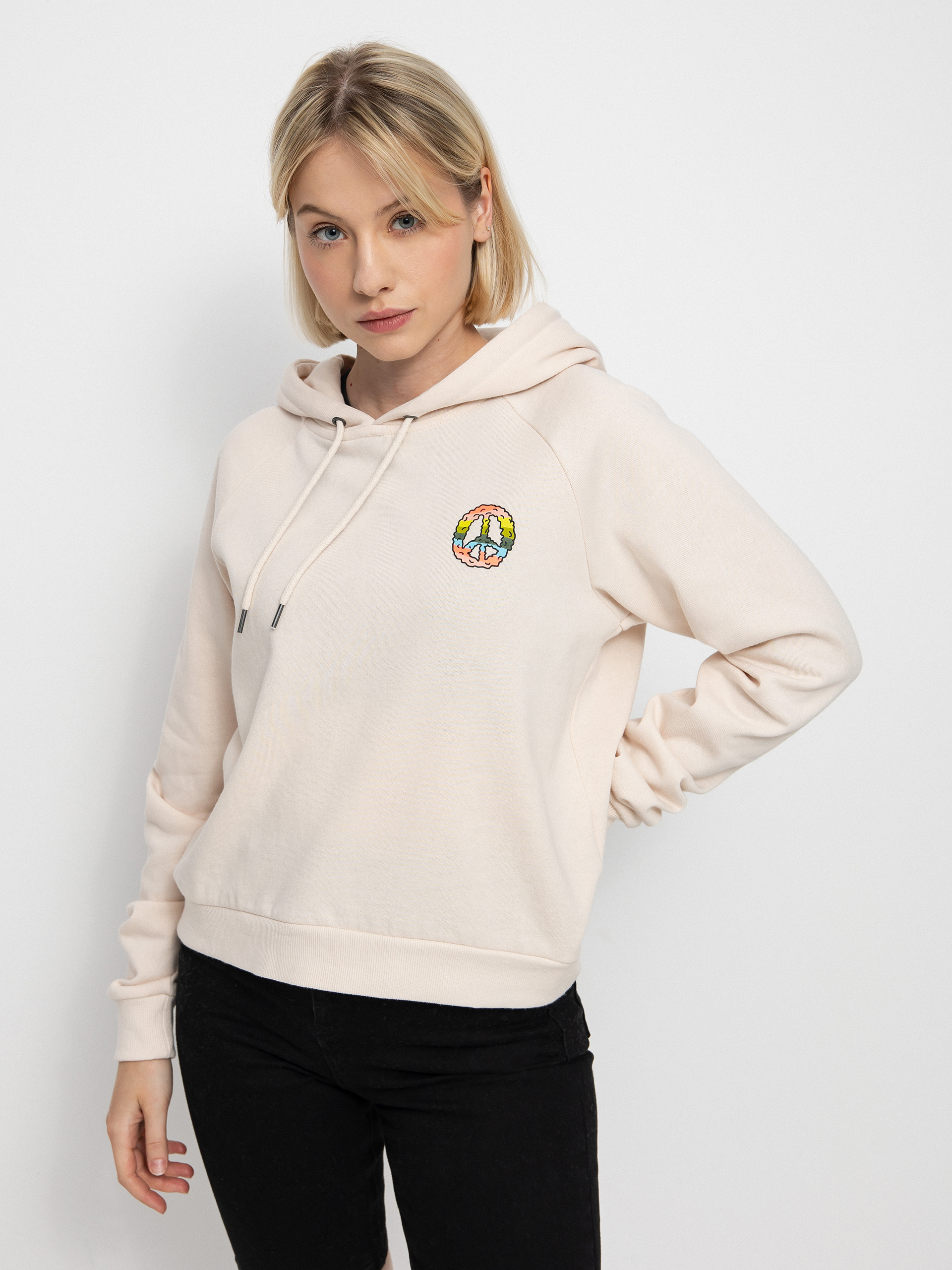 Bluza z kapturem Volcom Truly Stokin HD Wmn (sand brown)