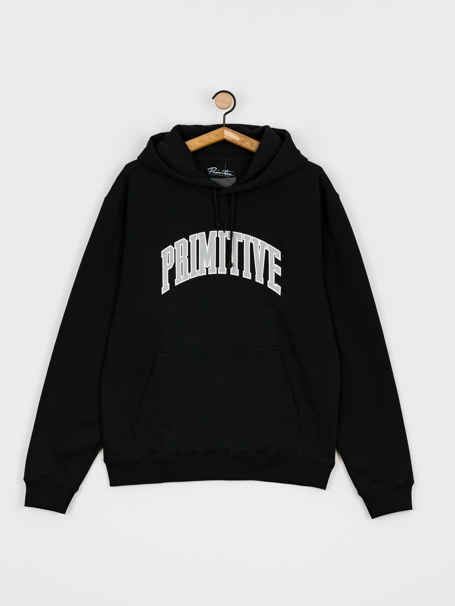 Bluza z kapturem Primitive Collegiate Arch HD (black)