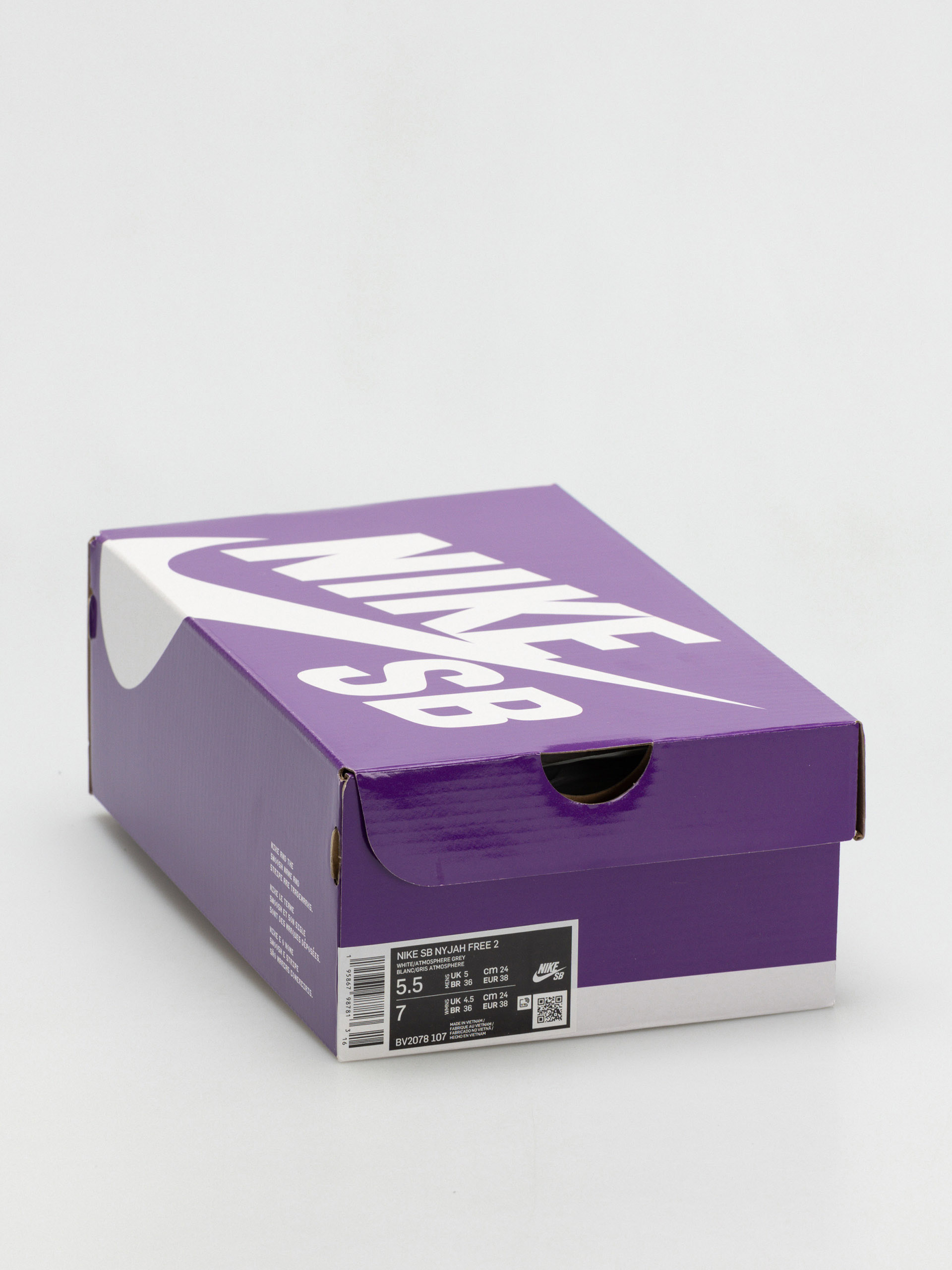 Buty Nike SB Nyjah Free 2 (white/atmosphere grey thunder grey)