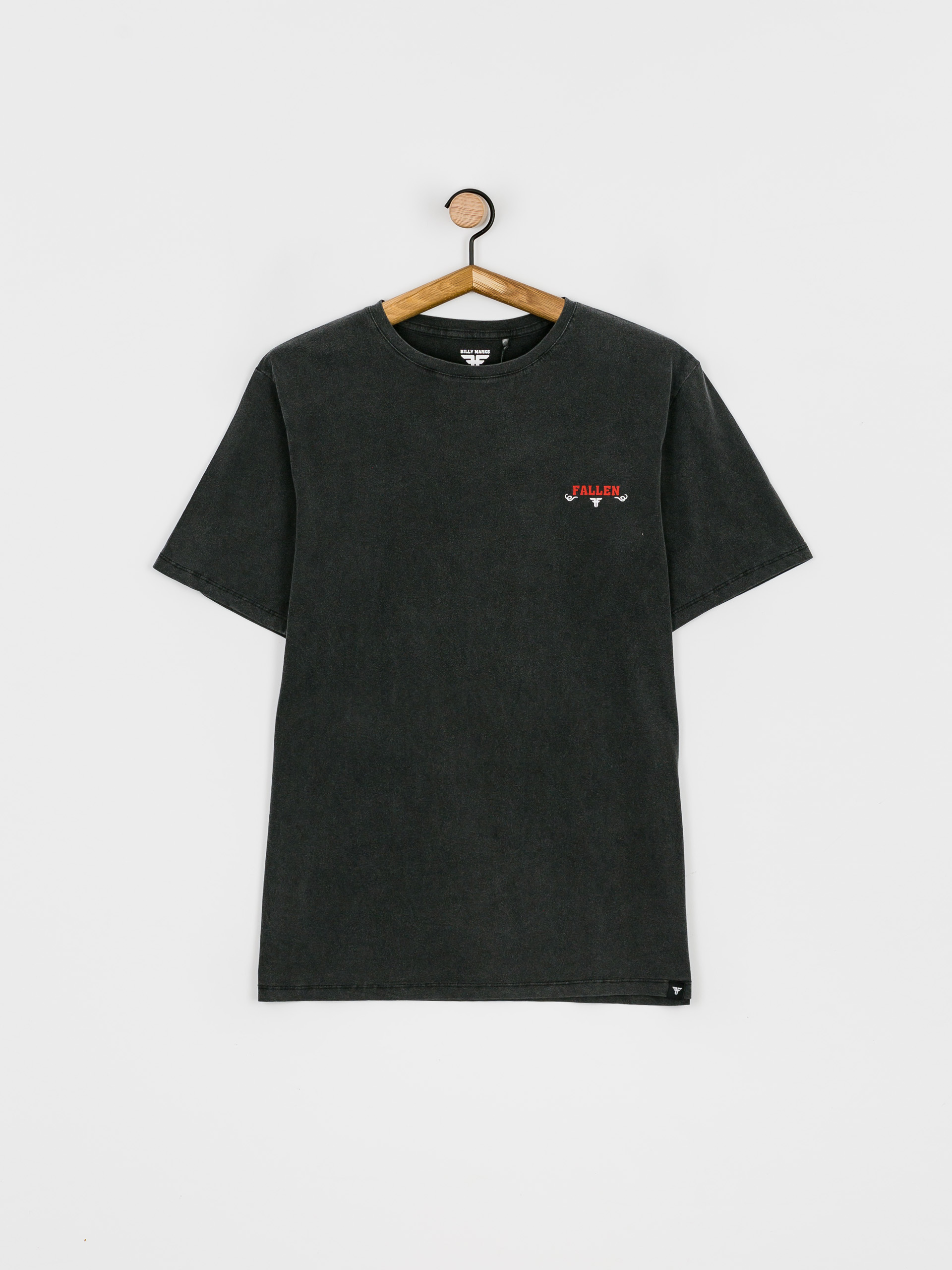 T-shirt Fallen Revolver (black enzymatic wash/white x billy marks)