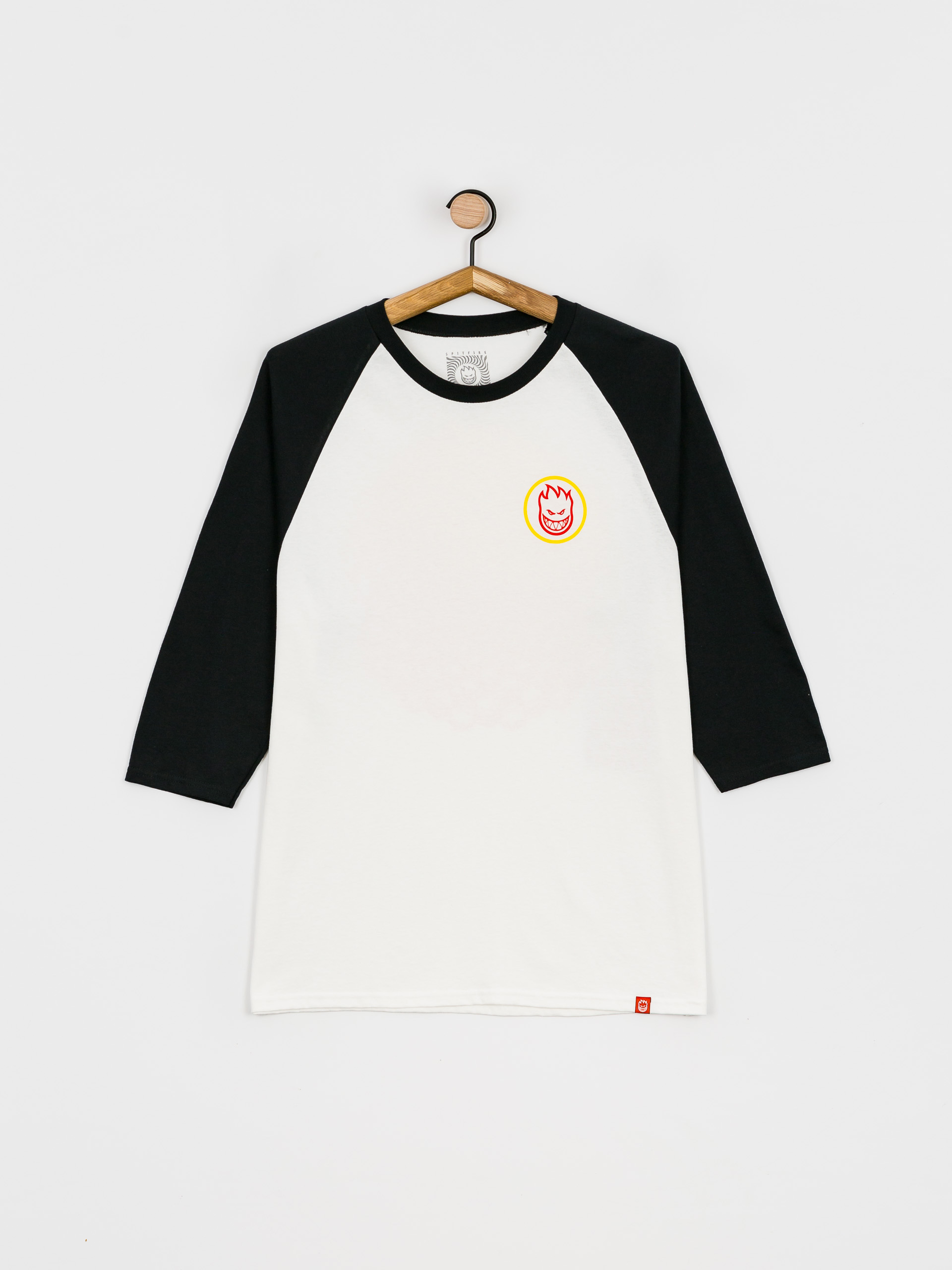 T-shirt Spitfire Repeater 3/4 Raglan (white/black)