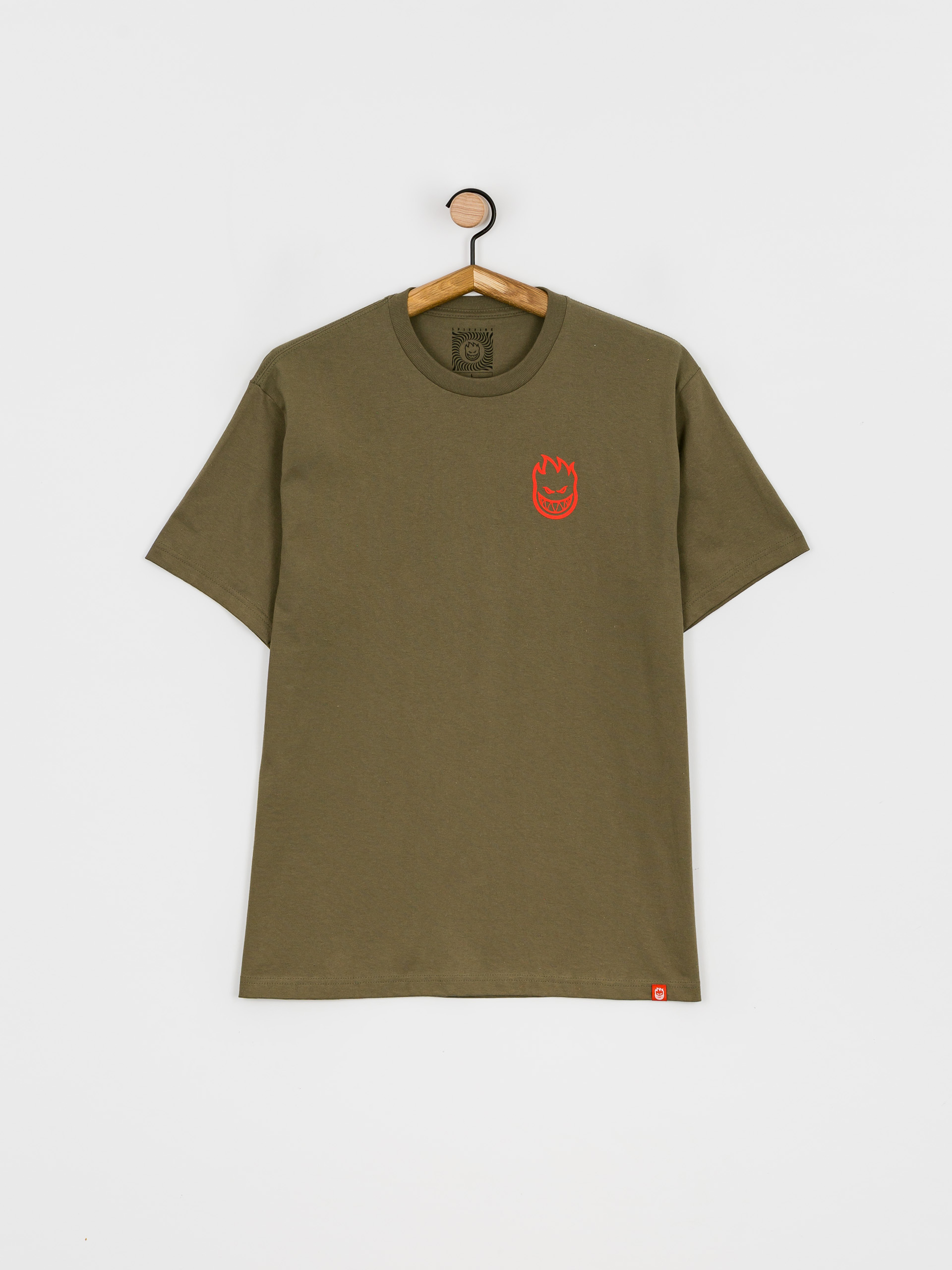 T-shirt Spitfire Lil Bghd (military green/red)