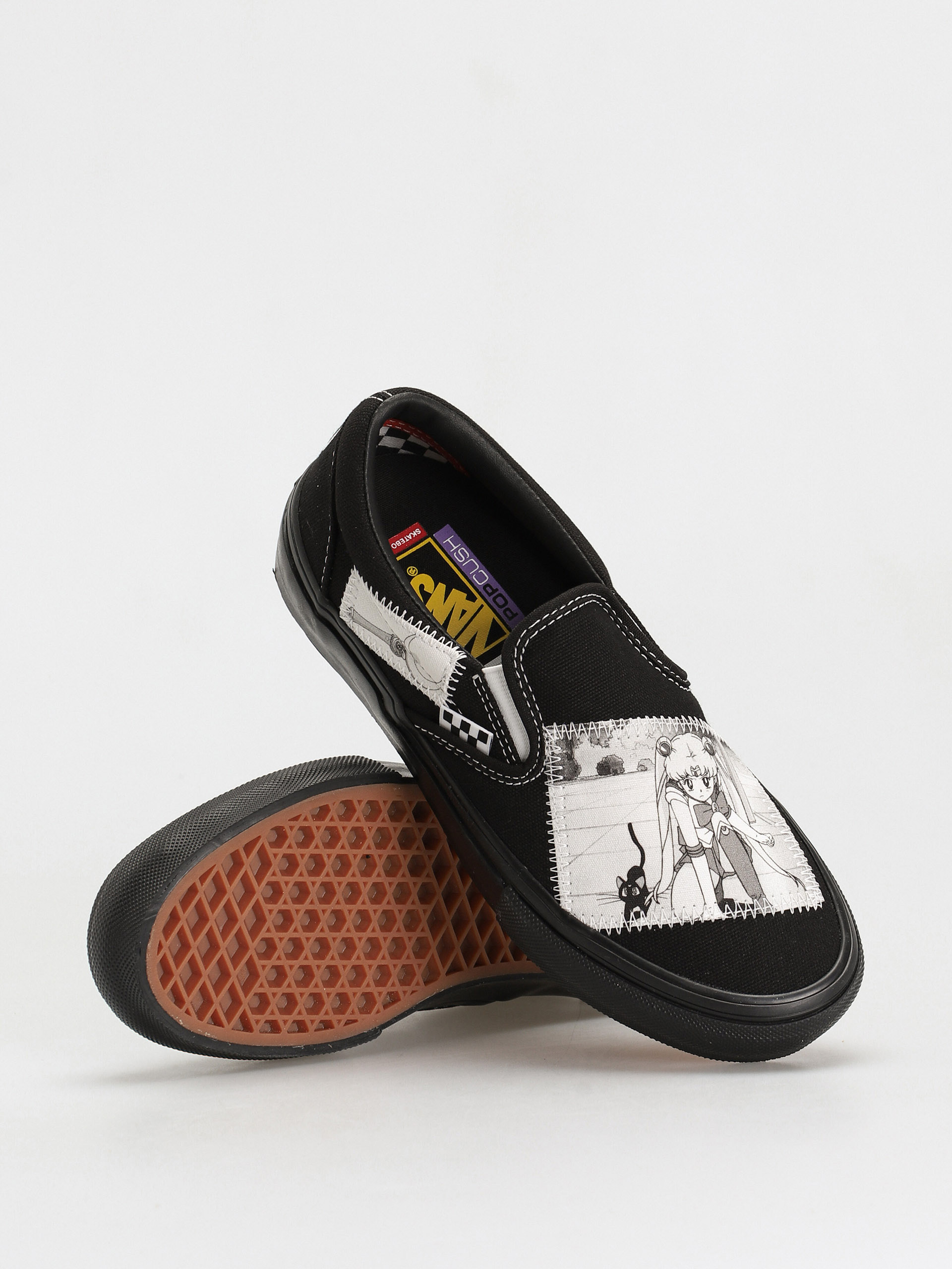 Buty Vans X Sailor Moon Skate Slip On (pretty guardian sailor moon white/black)