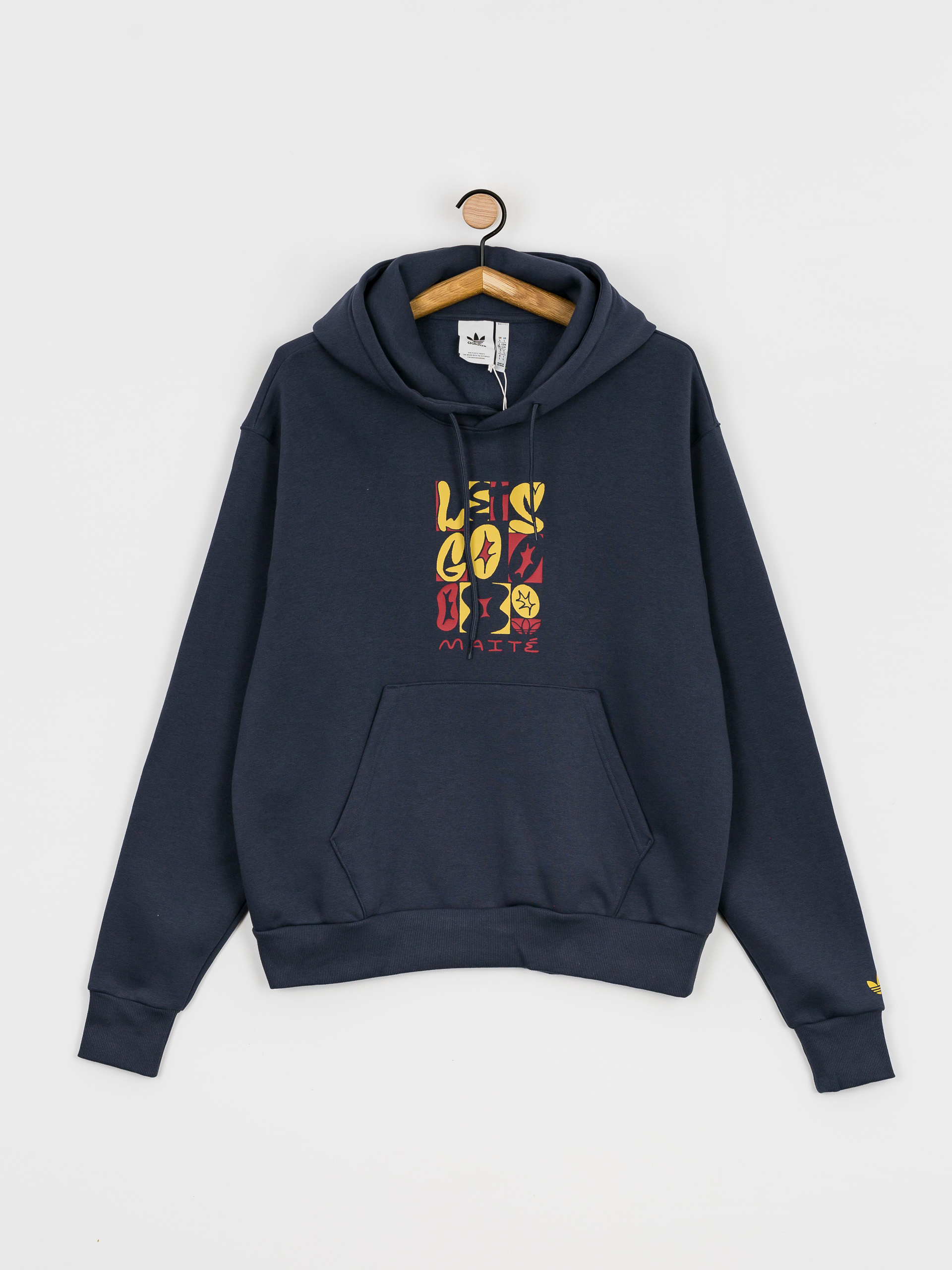 Bluza z kapturem adidas Maite M HD (shanav/pyrite/tmvire)