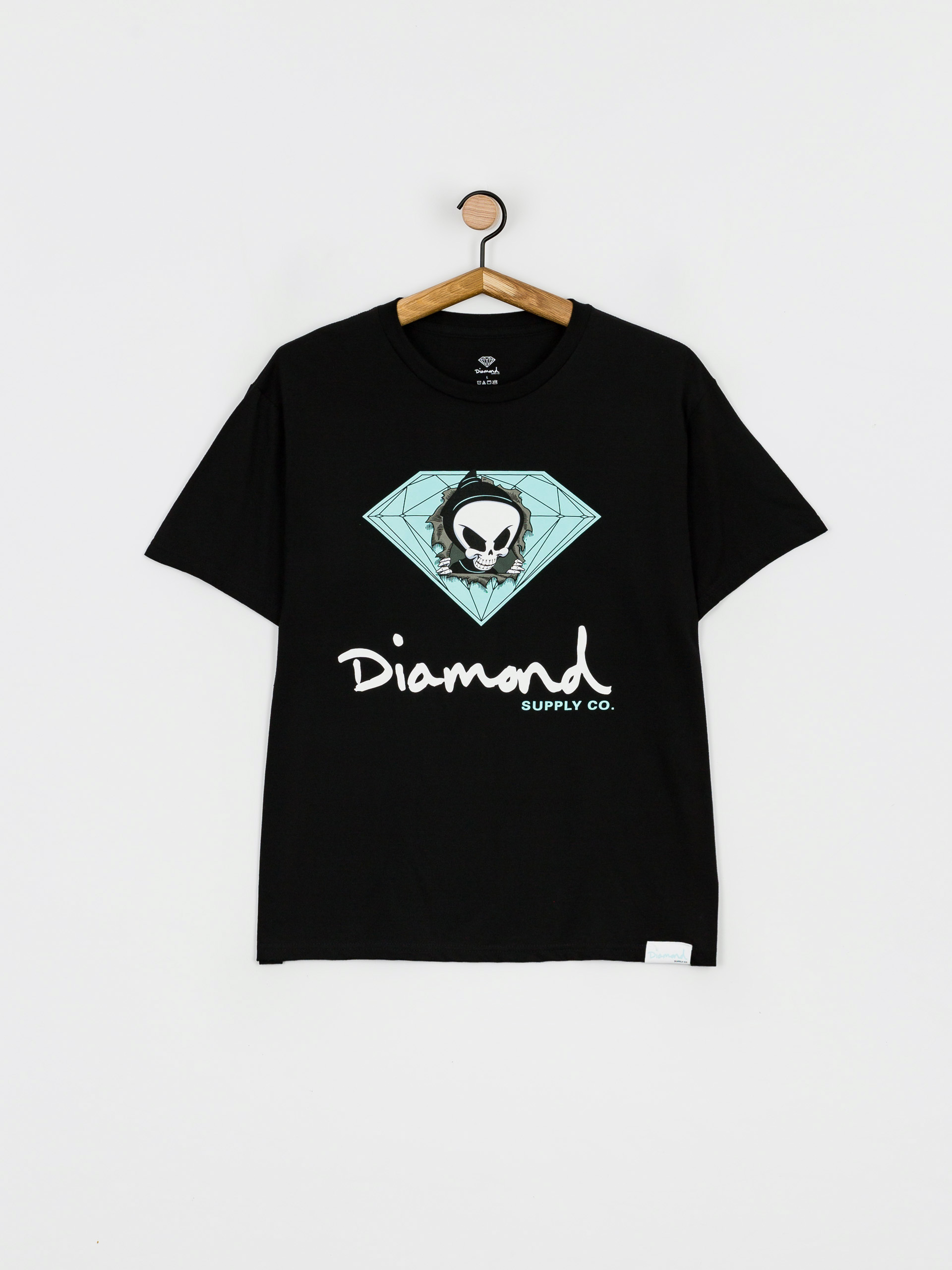 T-shirt Diamond Supply Co. Reaper Sign (black)