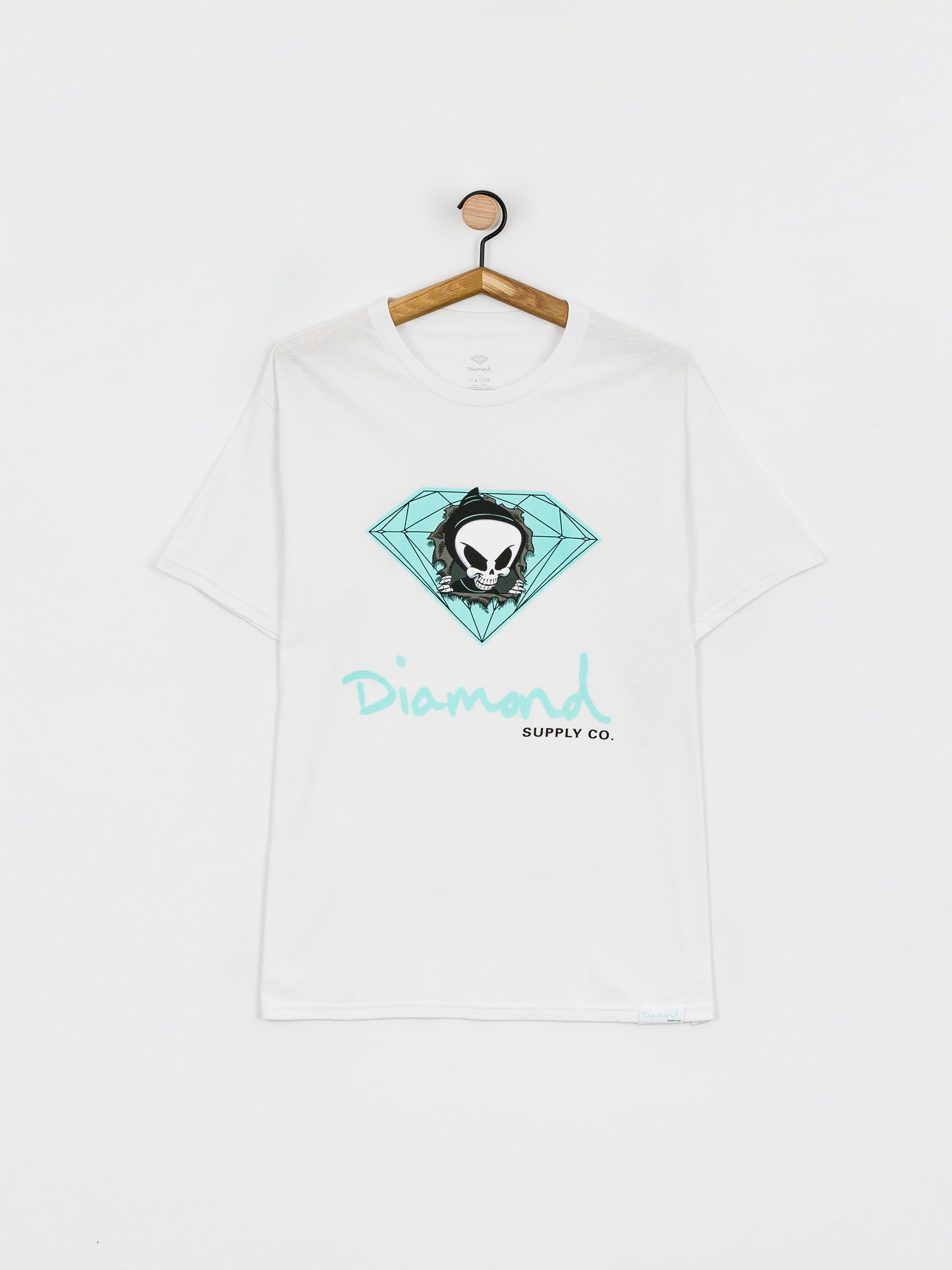 T-shirt Diamond Supply Co. Reaper Sign (wht)