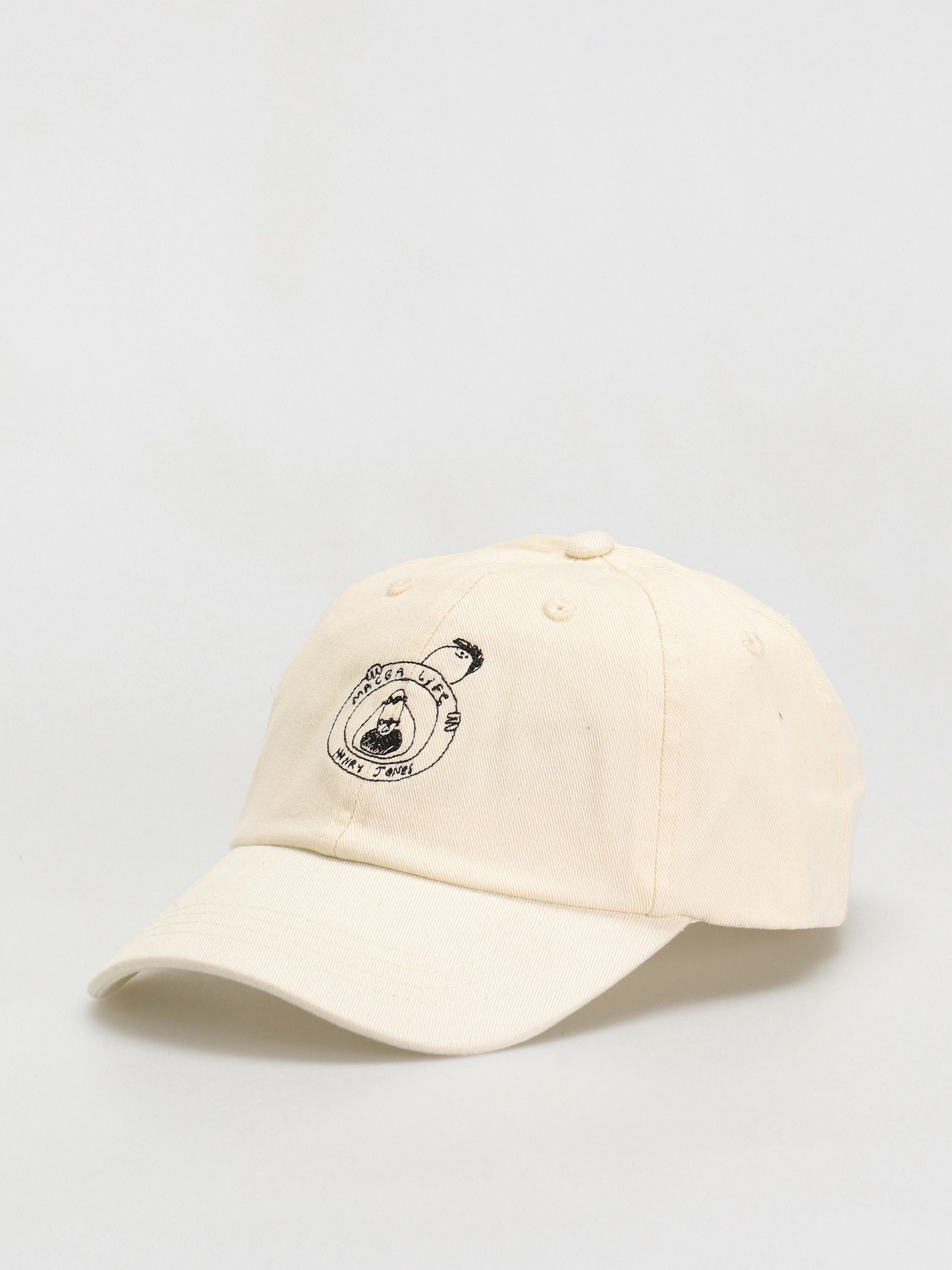 Czapka z daszkiem Macba Life Henry Jones Dad Cap MBL Logo (natural)