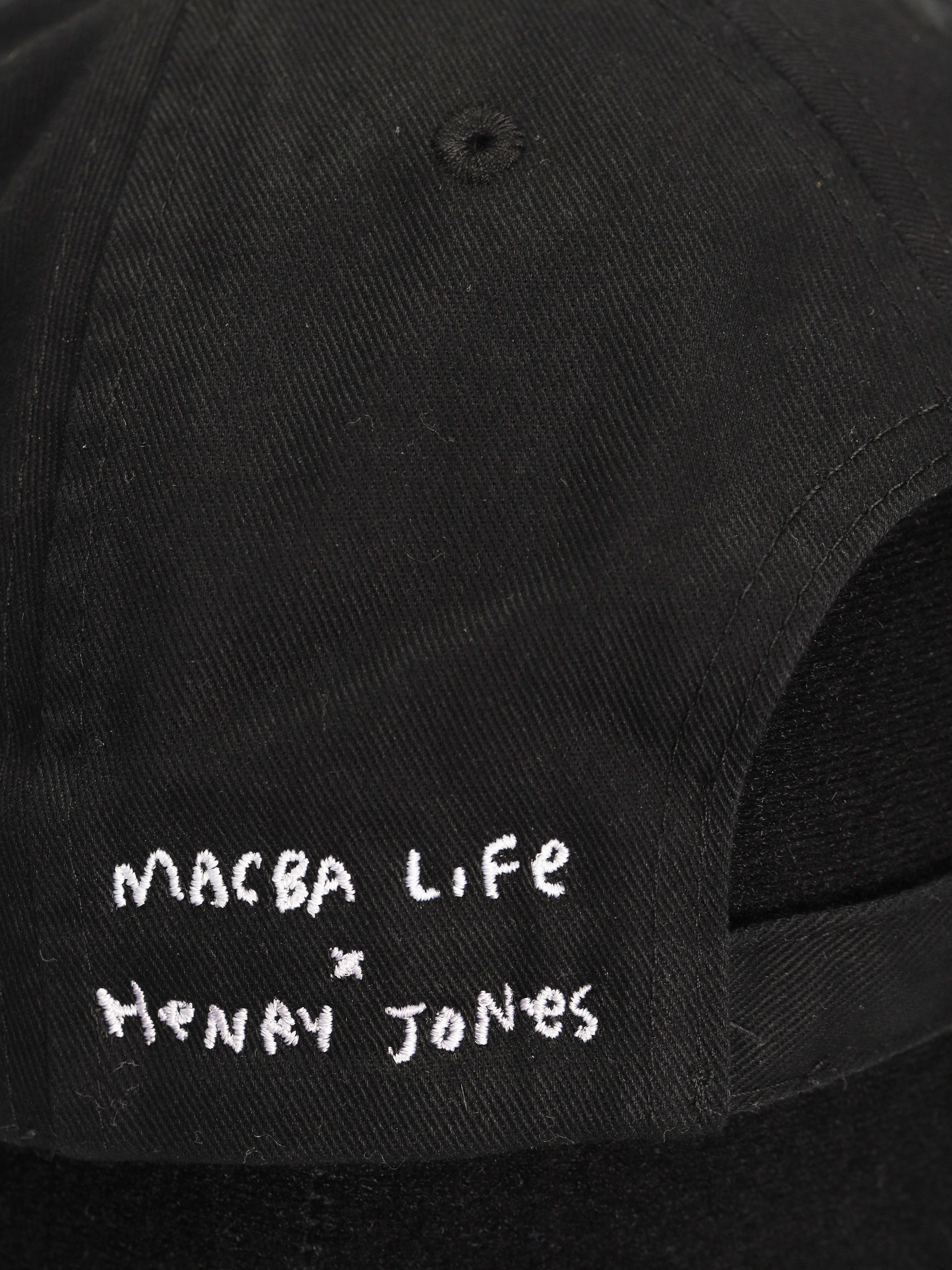 Czapka z daszkiem Macba Life Henry Jones Dad Cap Skate Logo (black)