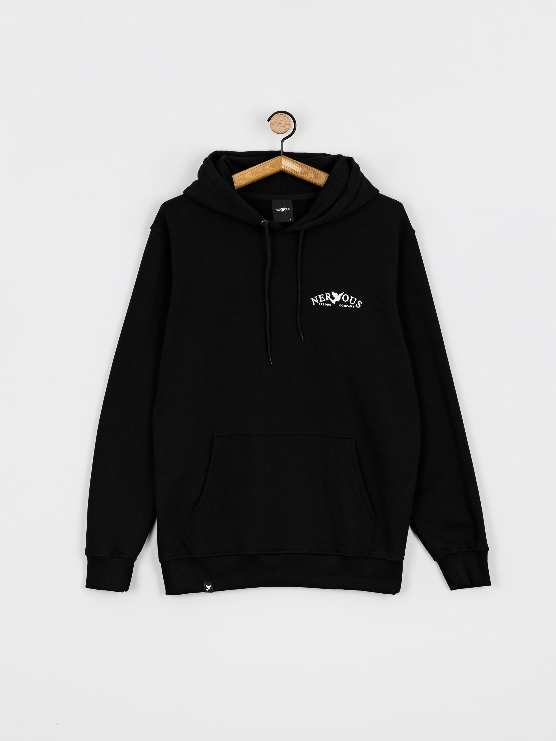 Bluza z kapturem Nervous Classic Arc HD (black)