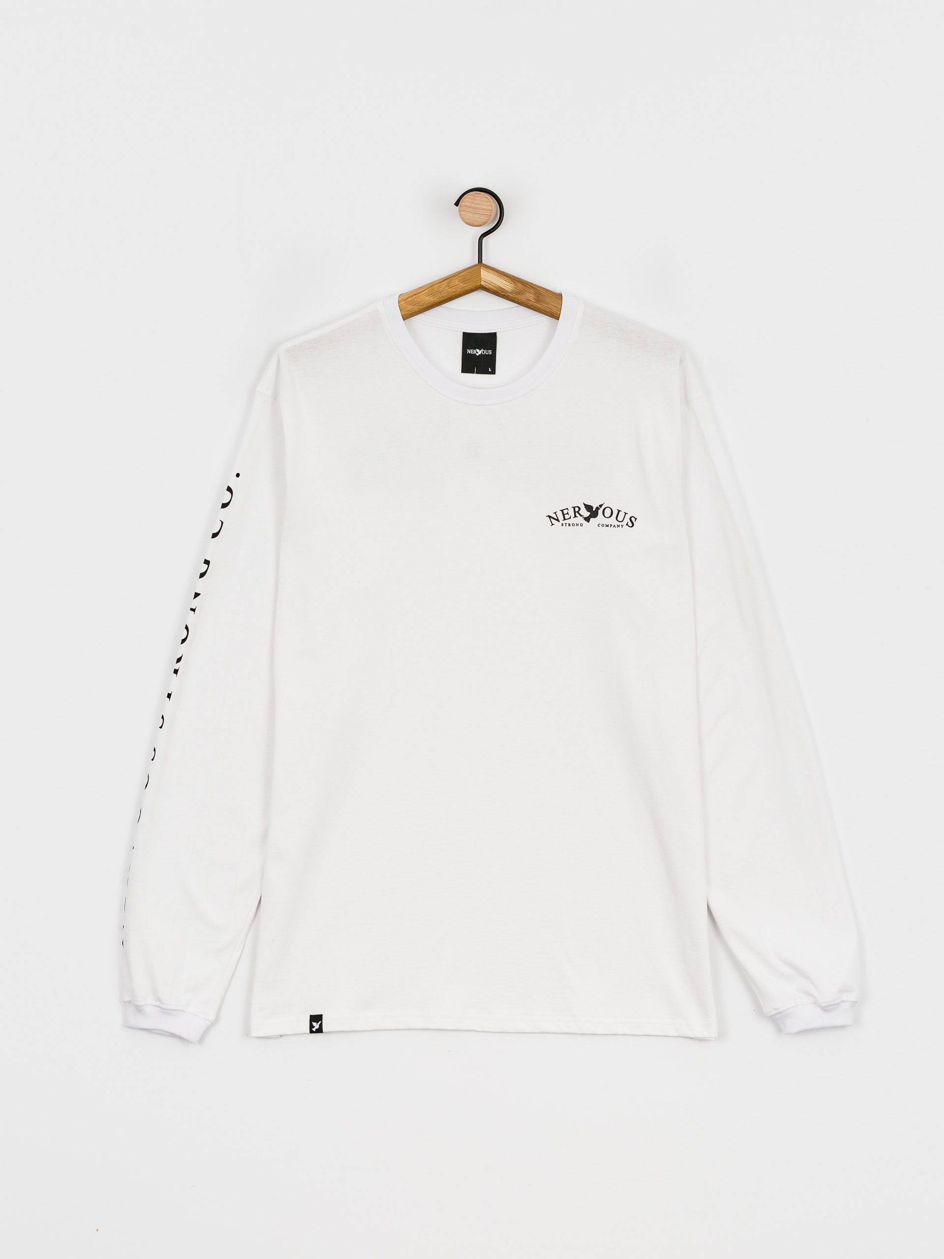 Longsleeve Nervous Classic Arc (white)