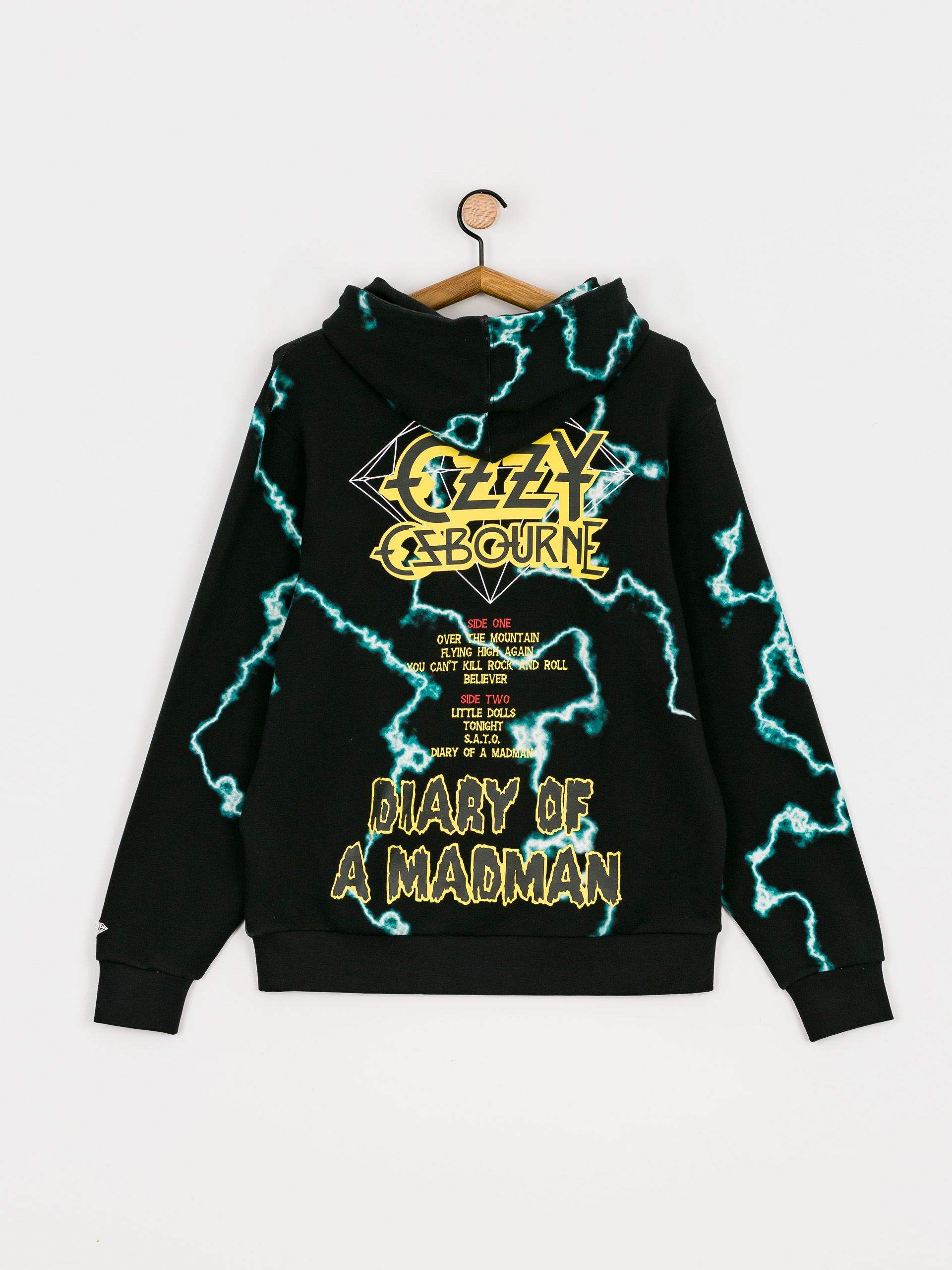 Bluza Diamond Supply Co. Mad Lightning Allover Print (black)