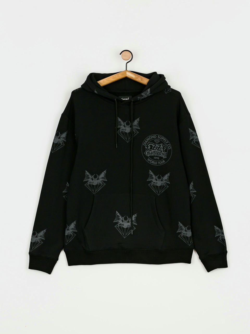 Bluza Diamond Supply Co. Hellbat Allover Print (black)