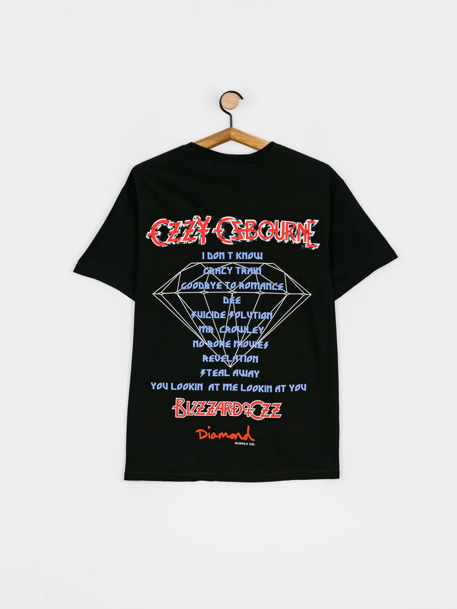 T-shirt Diamond Supply Co. Blizzard Of Ozz (black)