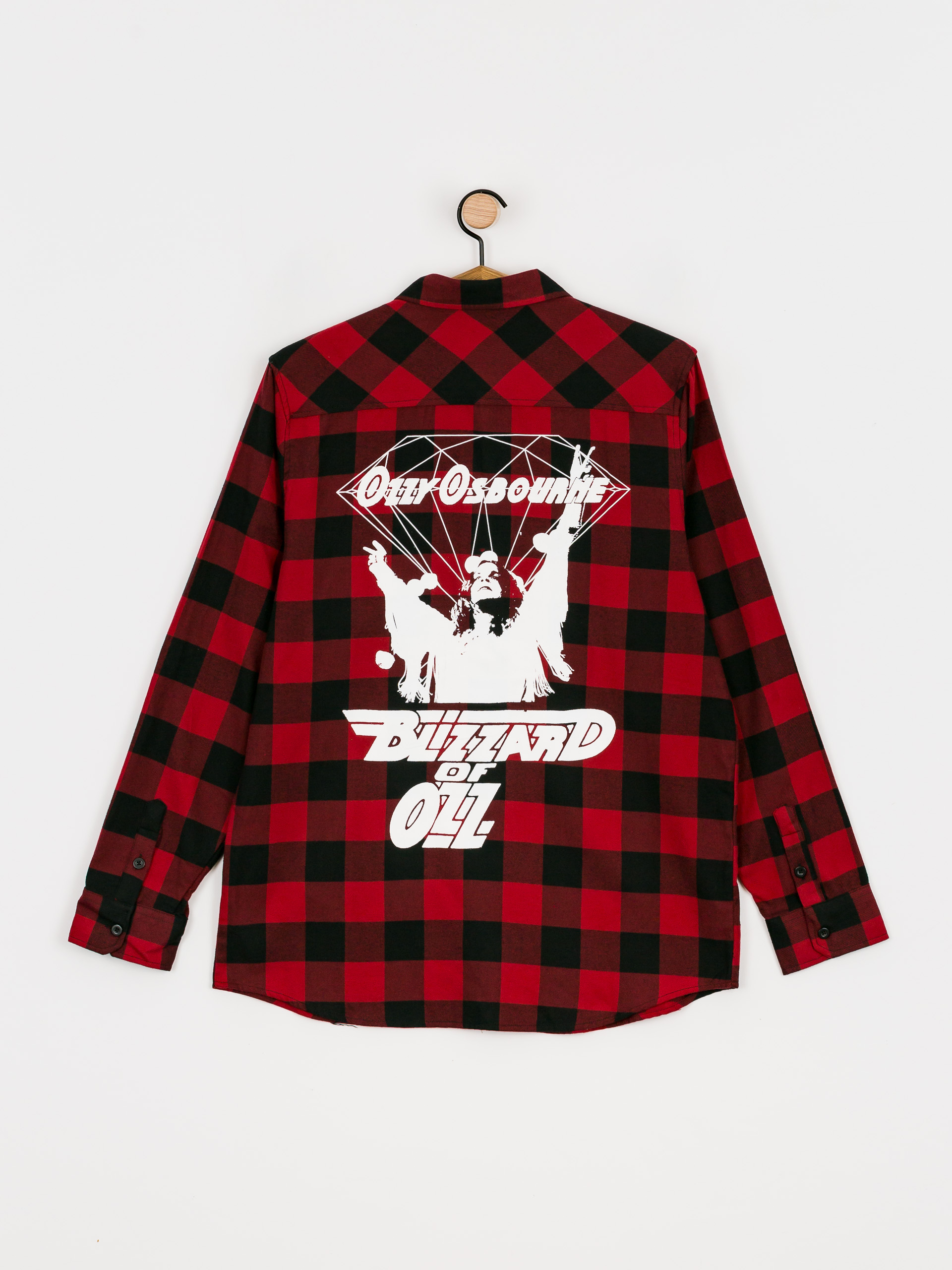 Koszula Diamond Supply Co. Dark Idol Flannel (red)